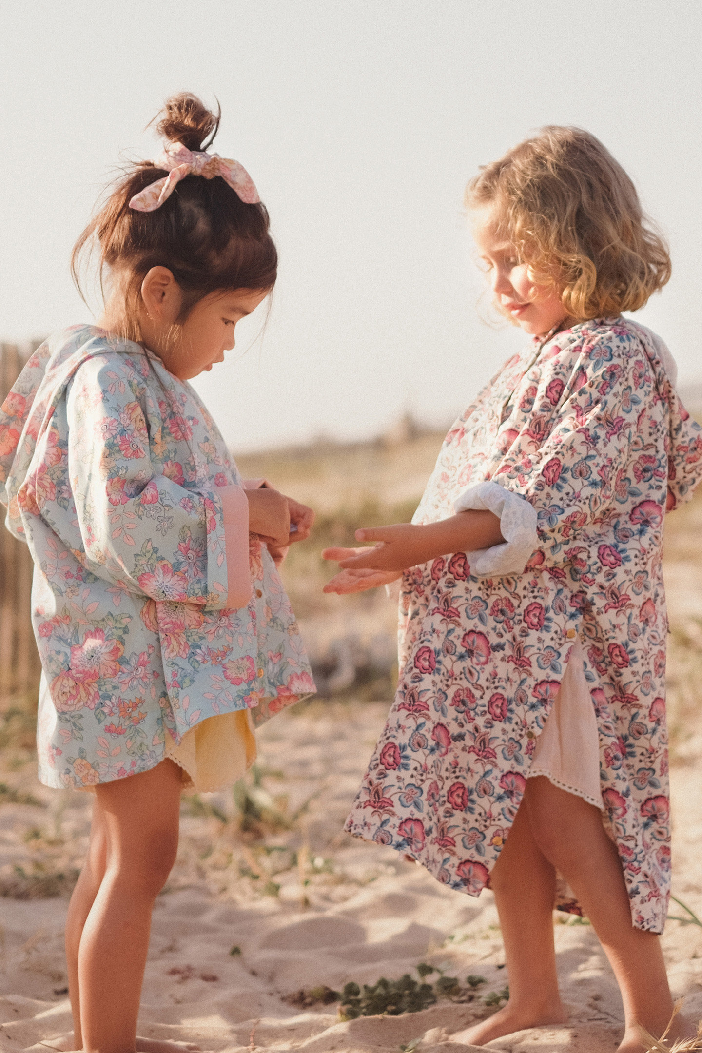 WINDBREAKER HYLINA CREAM INDIAN FLOWERS 3