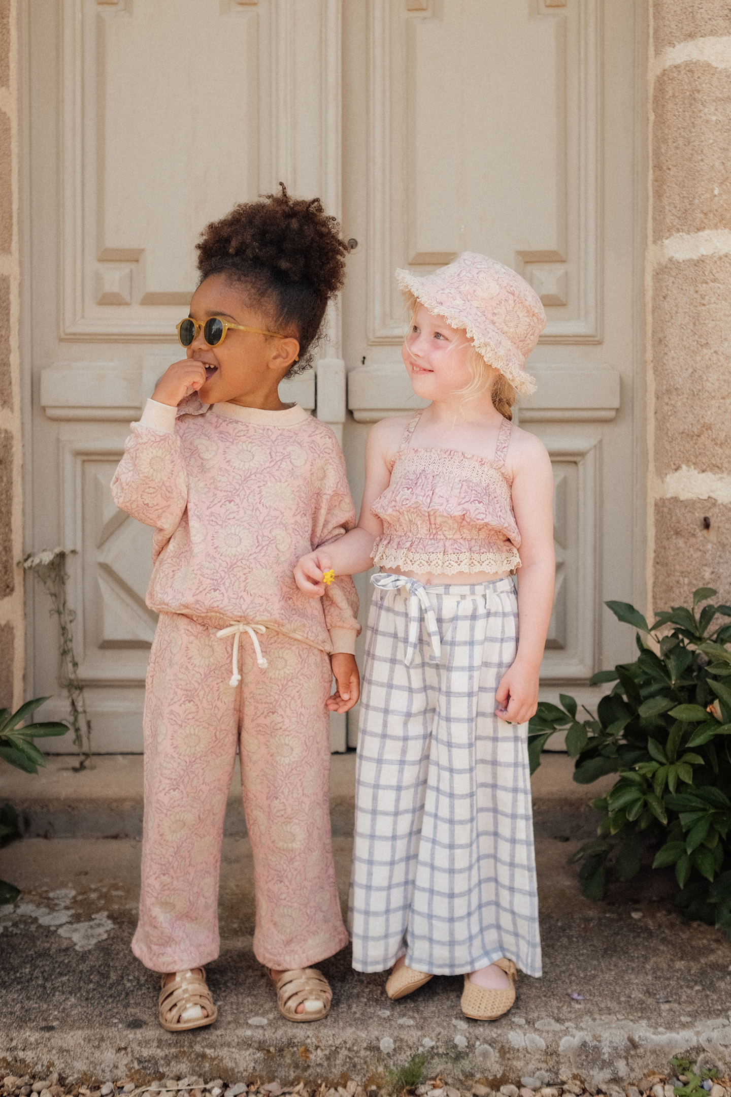 CAMISOLE FLORENTINE PINK DAISY GARDEN 4