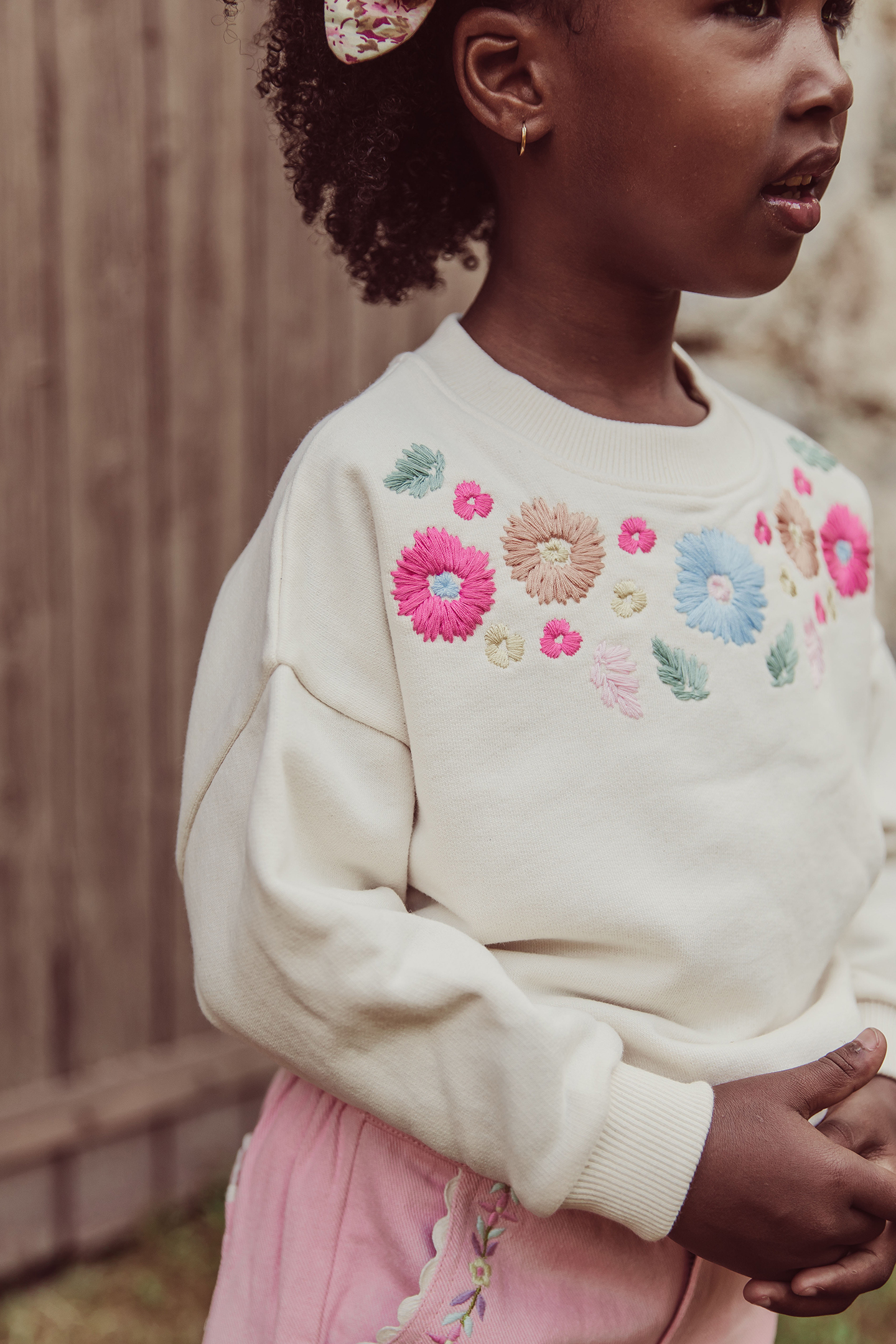 SWEATSHIRT ROSALIA CREAM 3