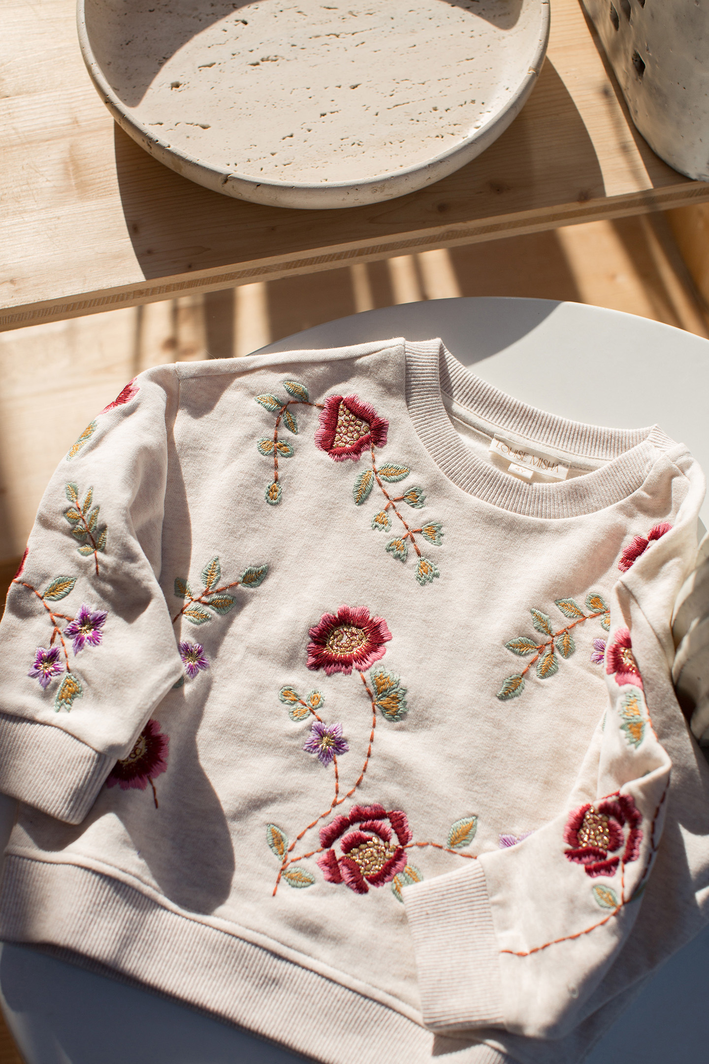 SWEATSHIRT ROSALIA FLOWER EMBROIDERY 4