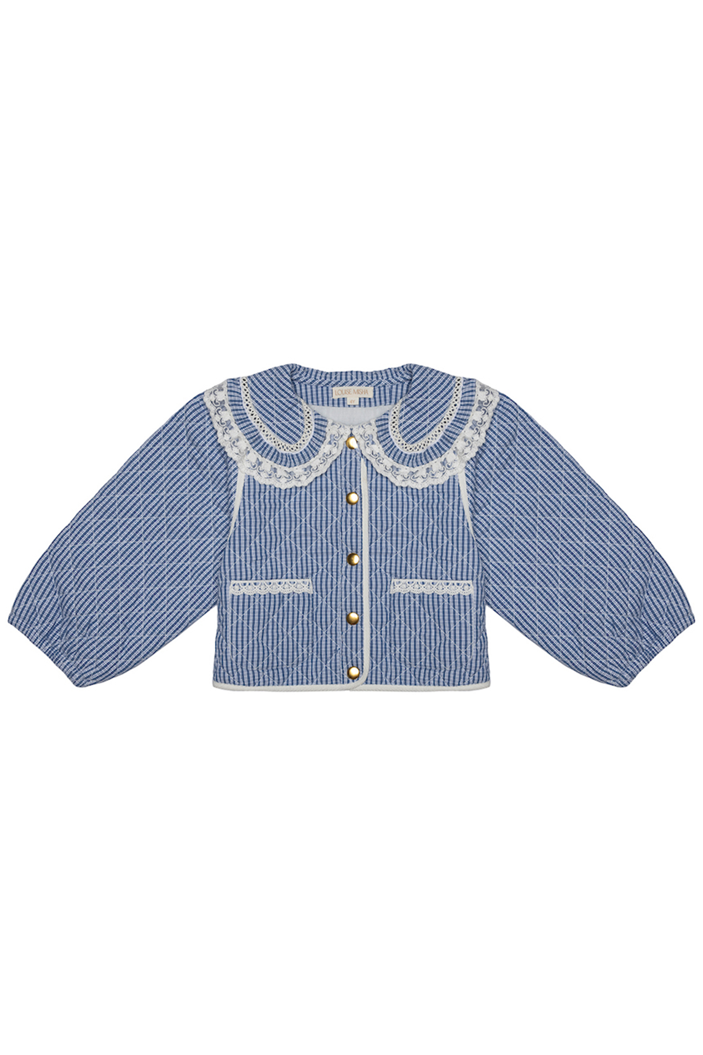 JACKET JOULIA BLUE SONNET VICHY 3