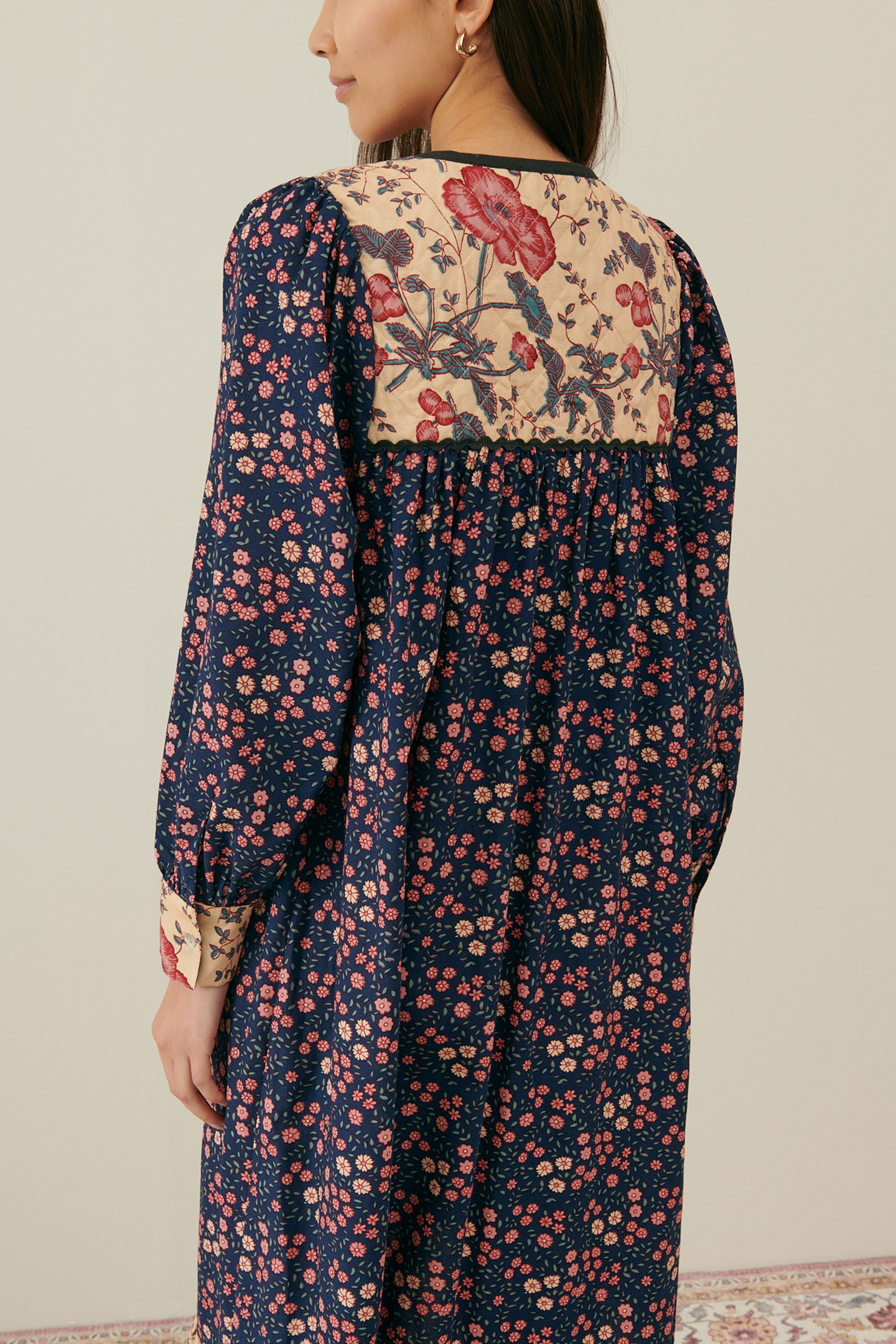 DRESS GYPSIANE MIDSTARGAR-CREAM POP 6