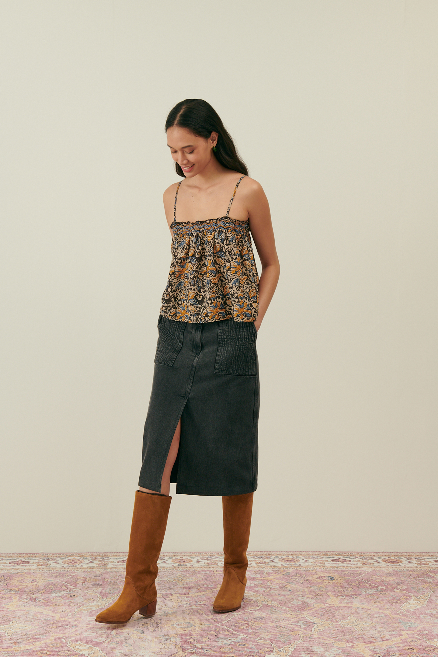 PAJAMAS SET MINALON CHARCOAL POEM 6