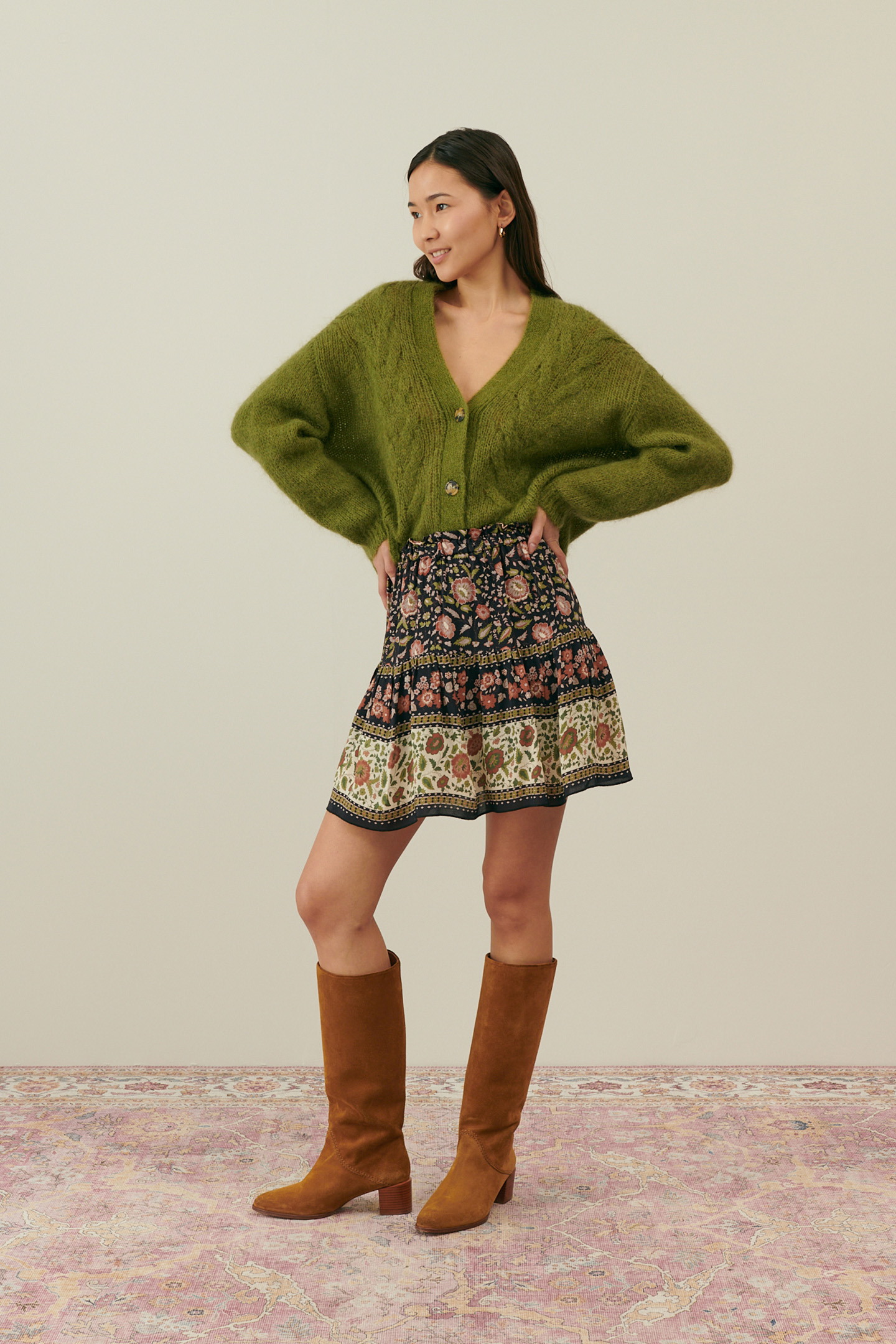 SKIRT ISALIA CHARC ENDLESS FIELDS 4