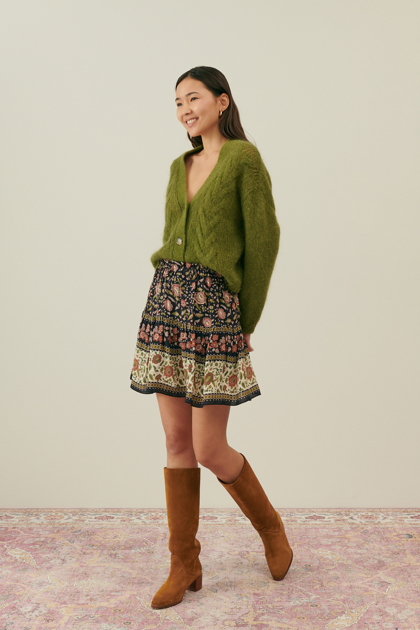 SKIRT ISALIA CHARC ENDLESS FIELDS 5