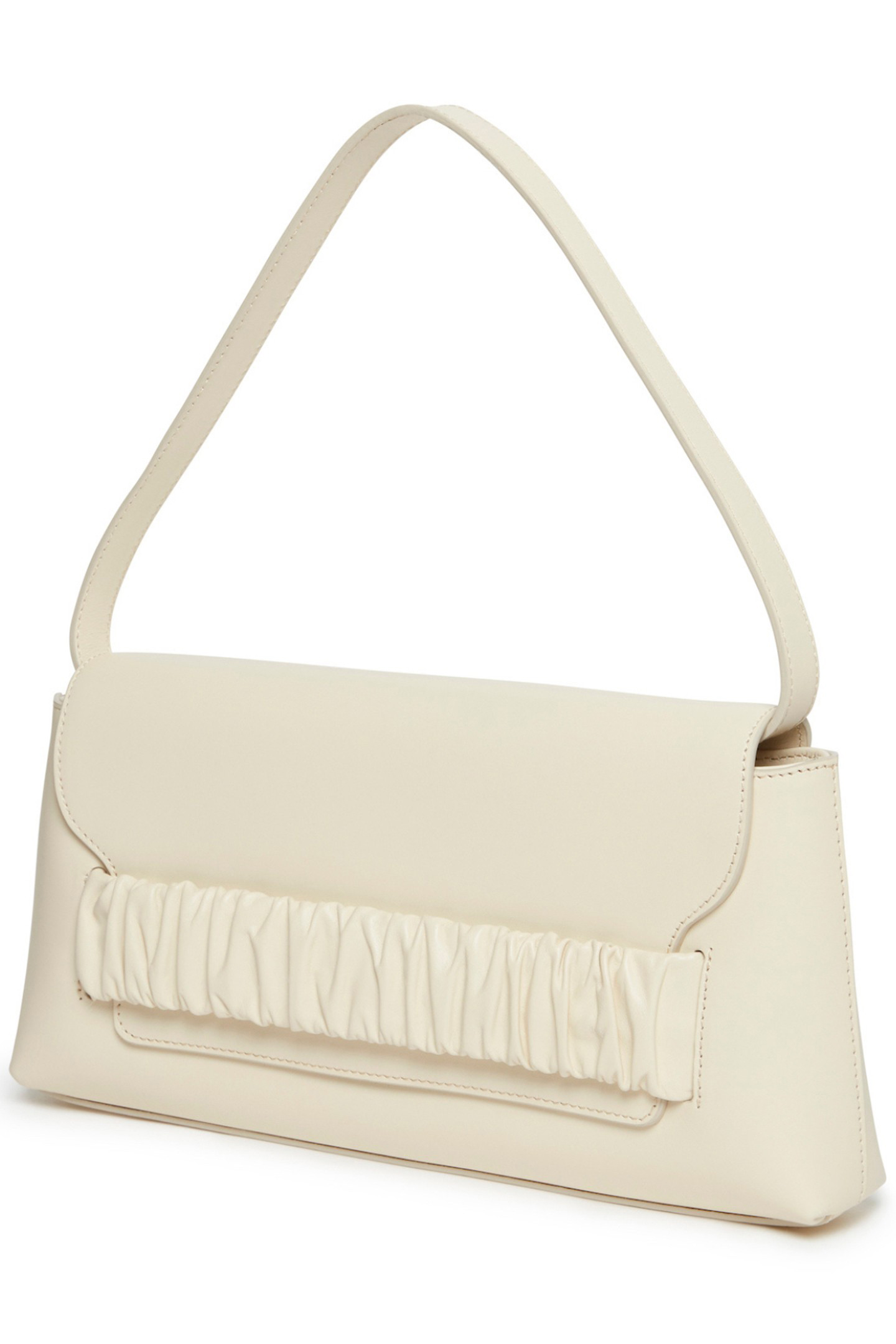 CHOUCHOU SHOULDER BAG LEATHER WHITE 2