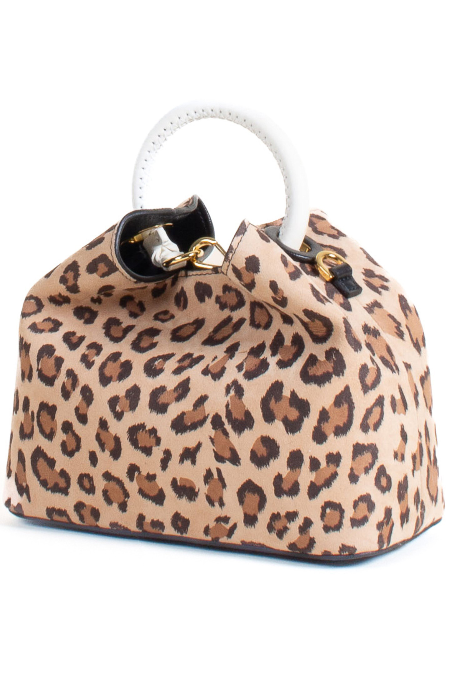 BAOZI SUEDE PRINTED LEOPARD/WHITE 3