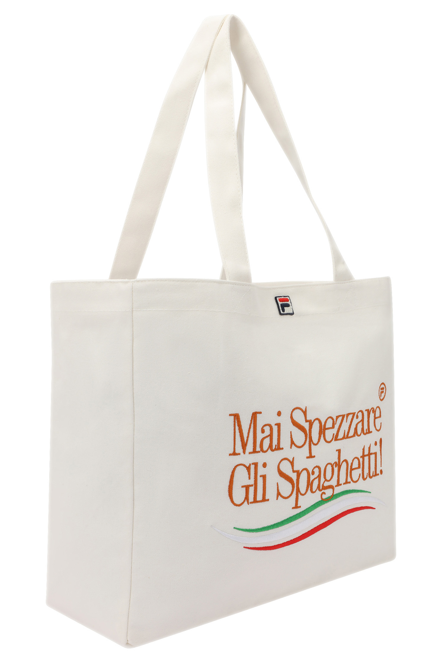 NAVIGLI GRAPHIC CANVAS SHOPPER EGRET 3