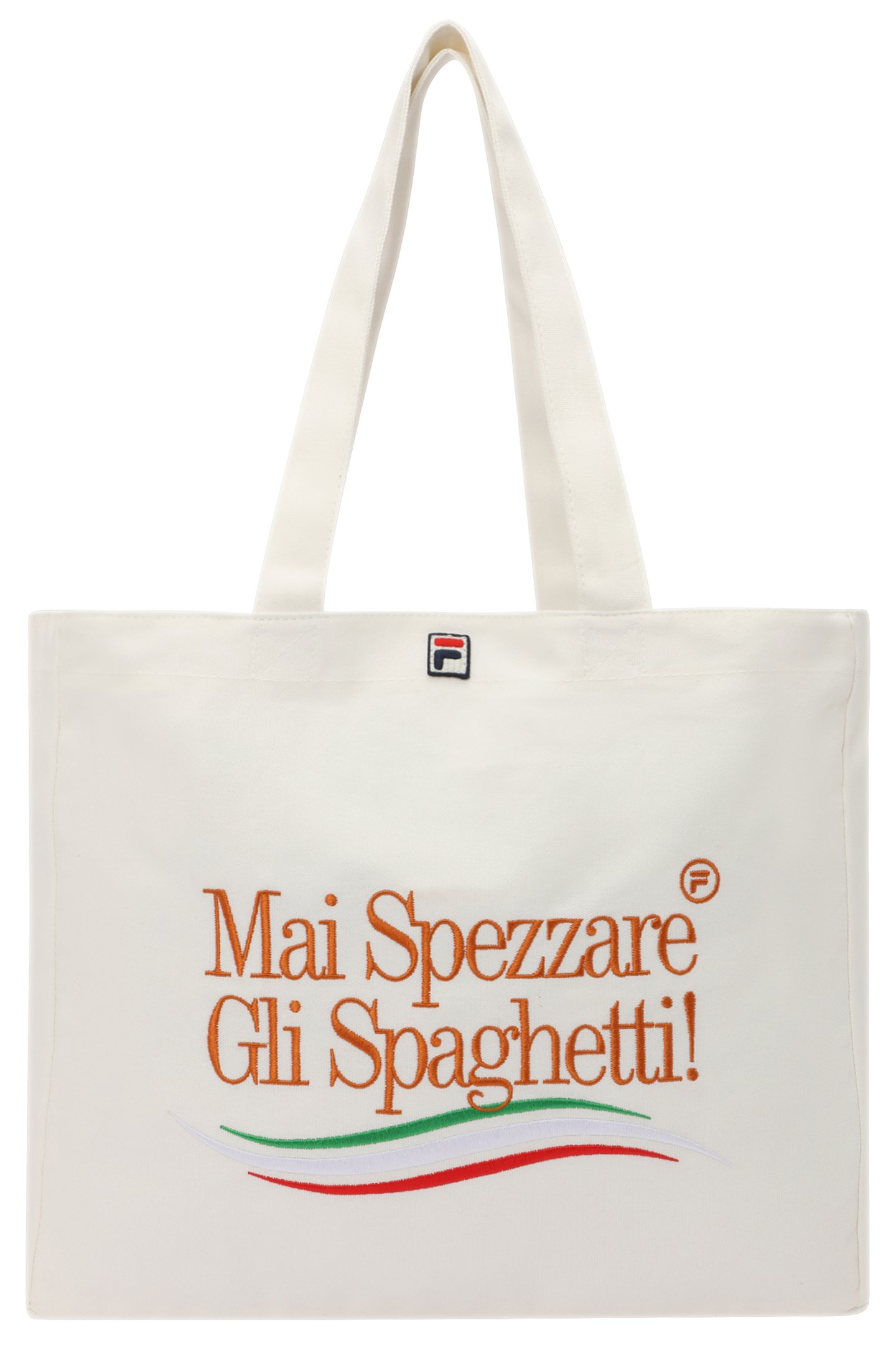 NAVIGLI GRAPHIC CANVAS SHOPPER EGRET 1