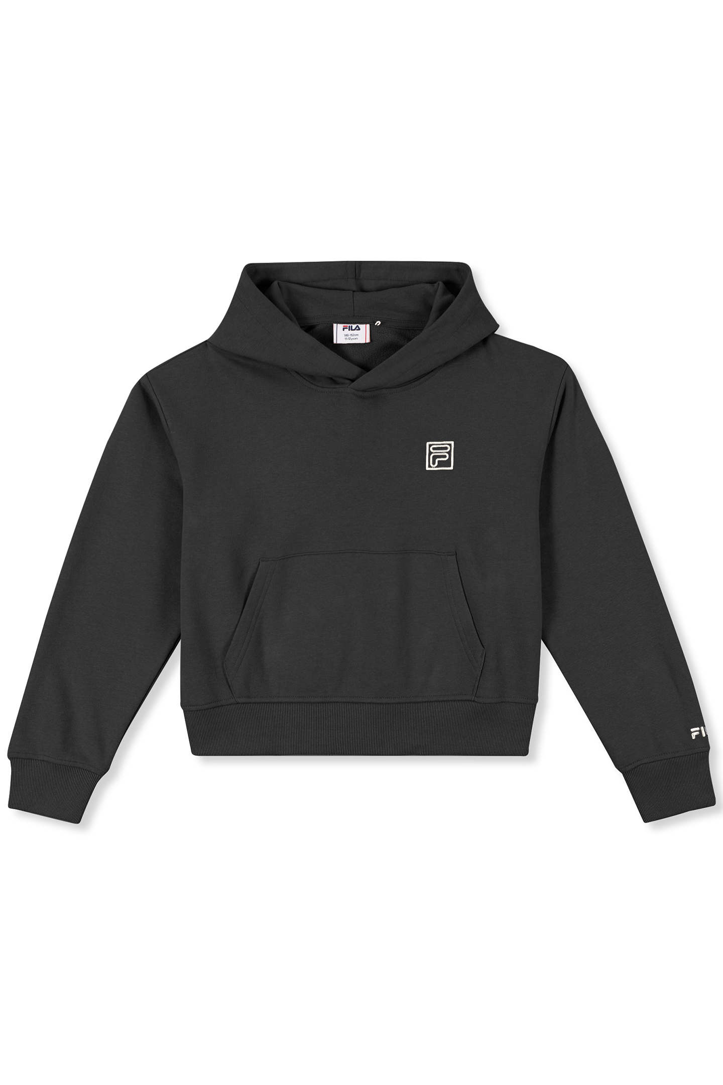 GIRLS VALLIA LOOSE HOODIE BLACK 1