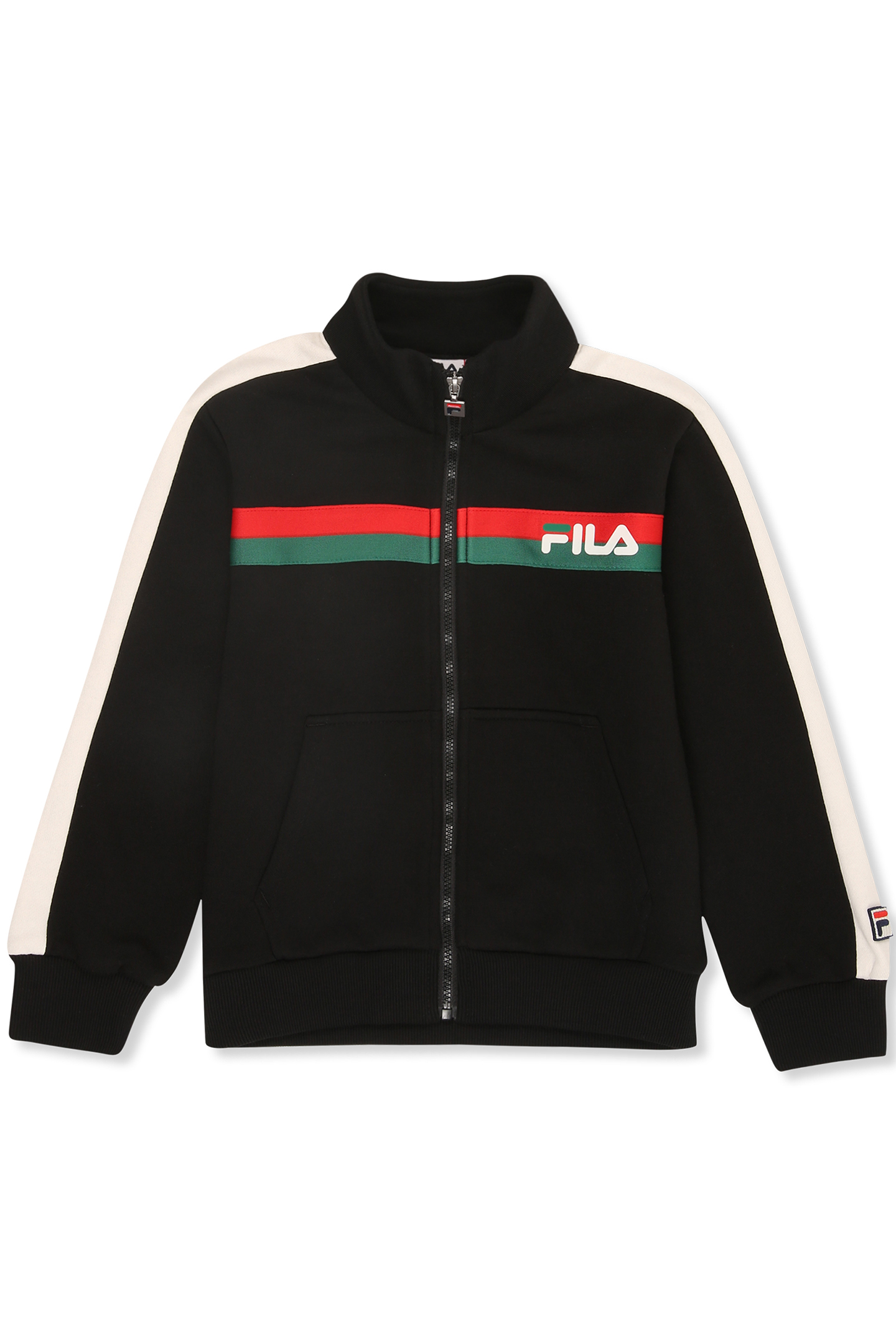 UNISEX DESANA REGULAR BLOCKED TRACK JACKET BLACK 1