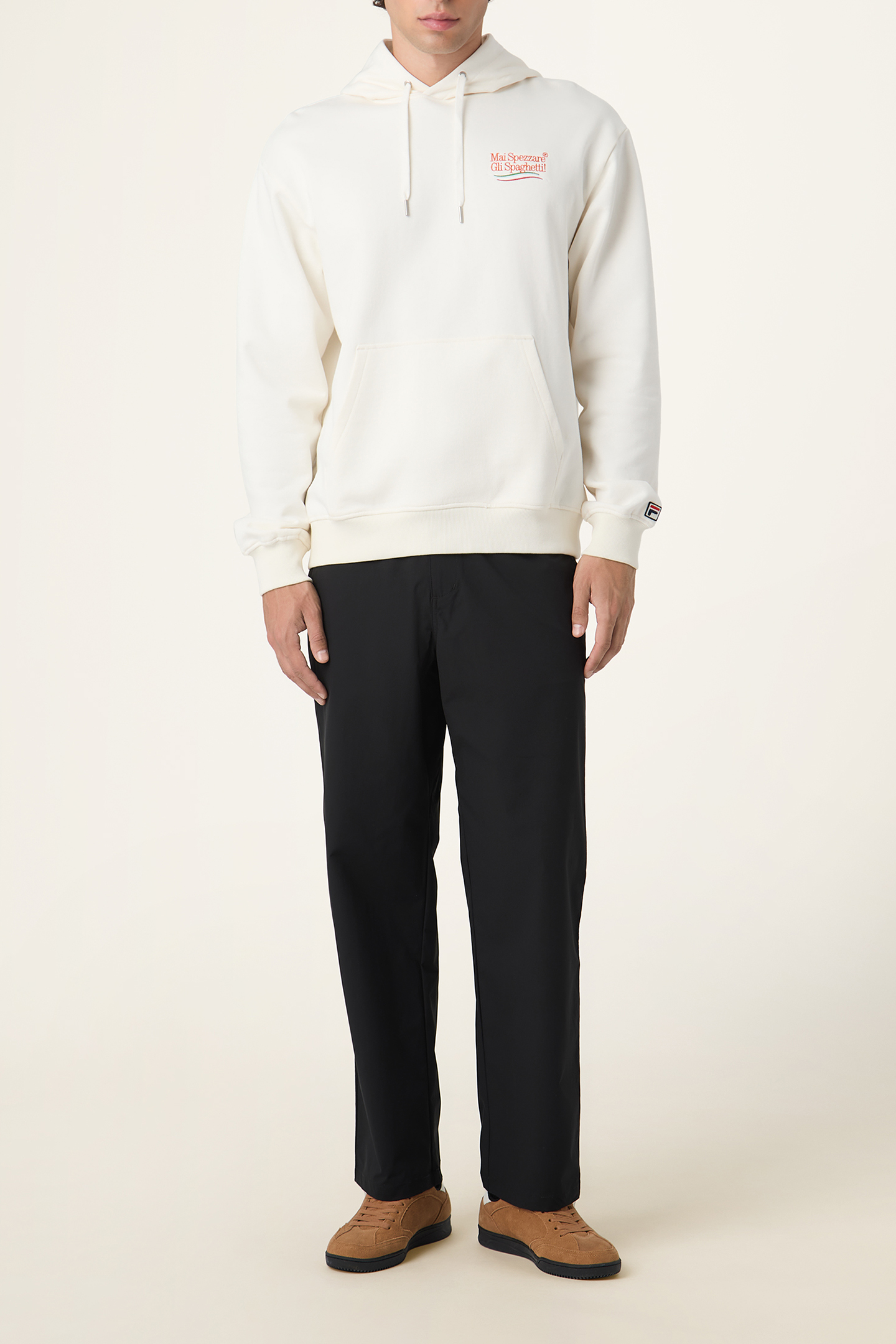 NAVIGLI PASTA RELAXED GRAPHIC HOODIE EGRET 3