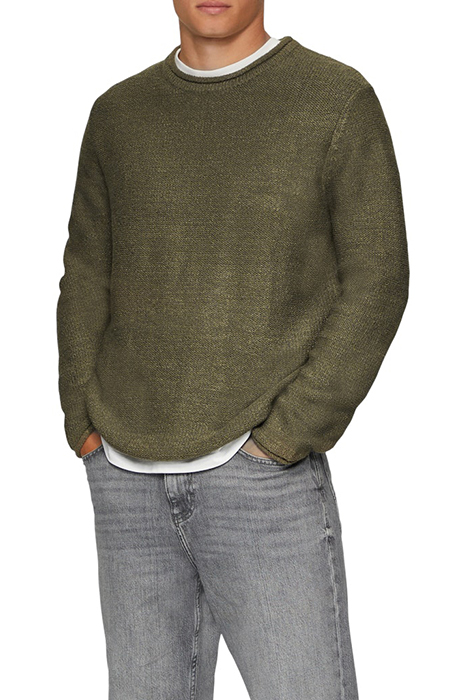 S.OLIVER-QS PULLOVER GREEN 1