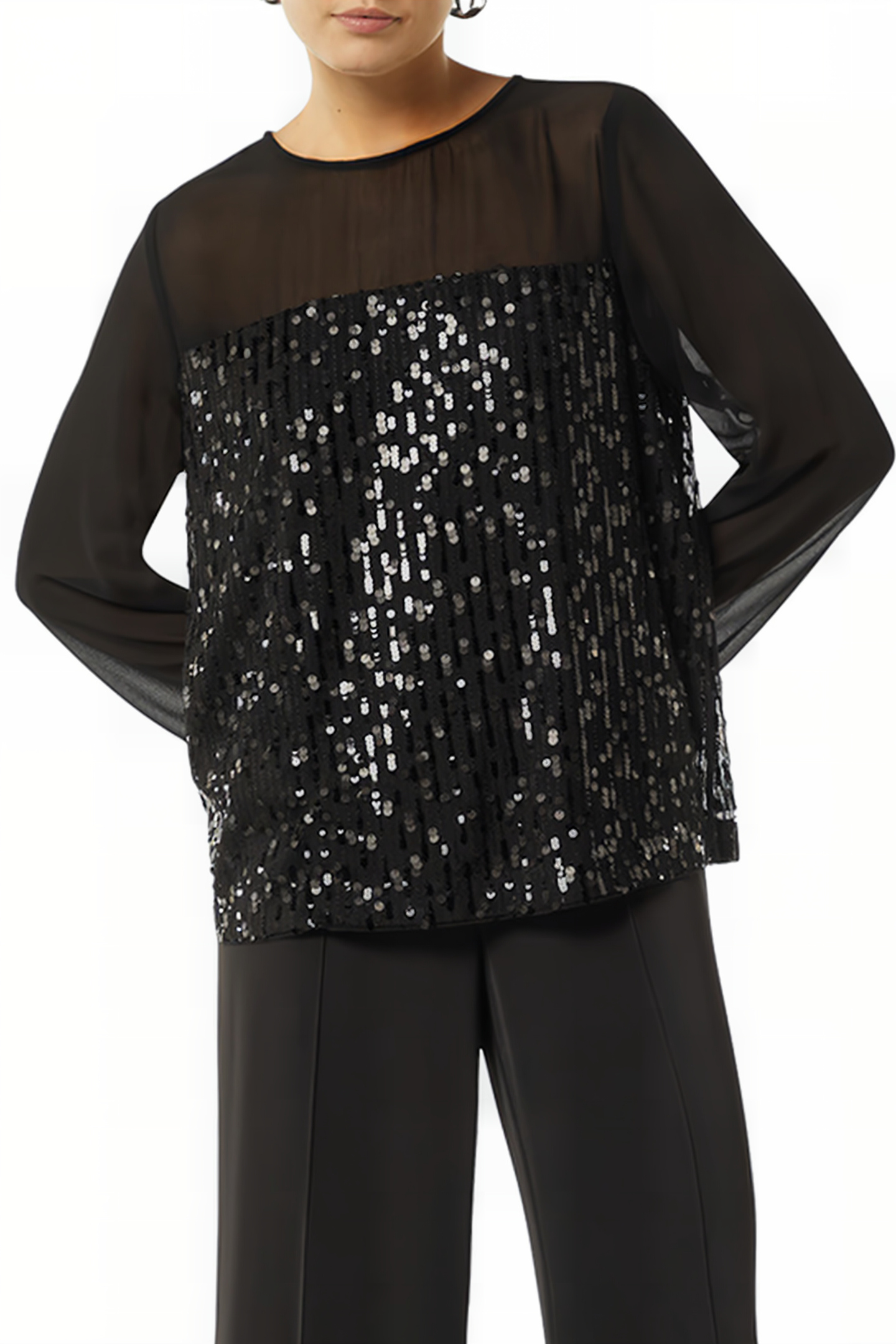 BLOUSE BLACK by Comma