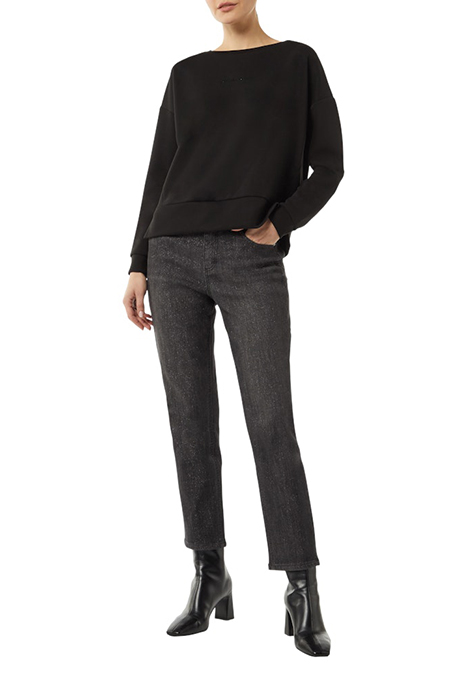 COMMA SWEATSHIRTS BLACK 2