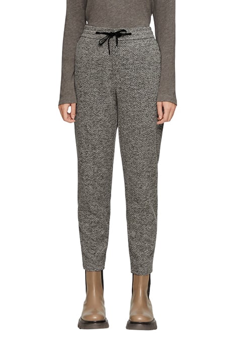 S.OLIVER PANT GREY/BLACK 1