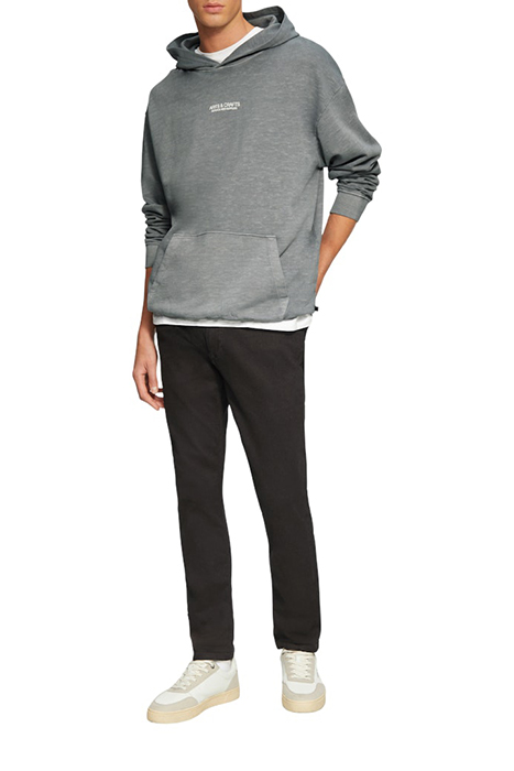 S.OLIVER SWEATSHIRT GREY/BLACK 2