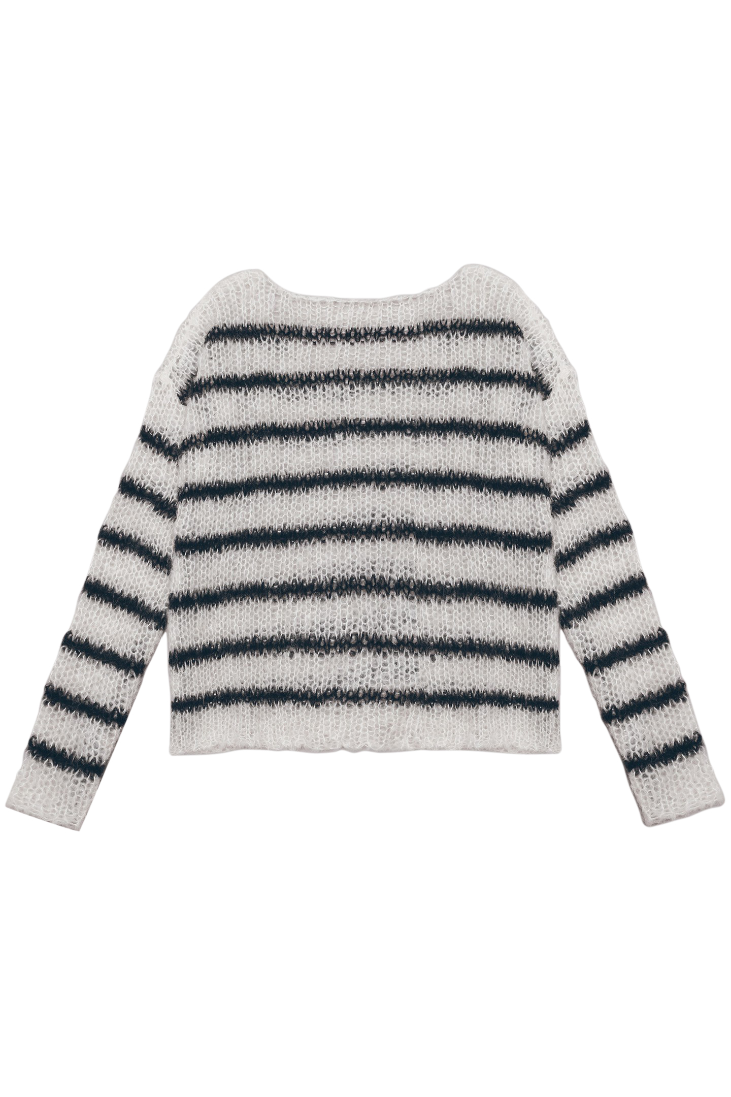 THE STRIPED MOHAIR KNITTED SWEATER 1