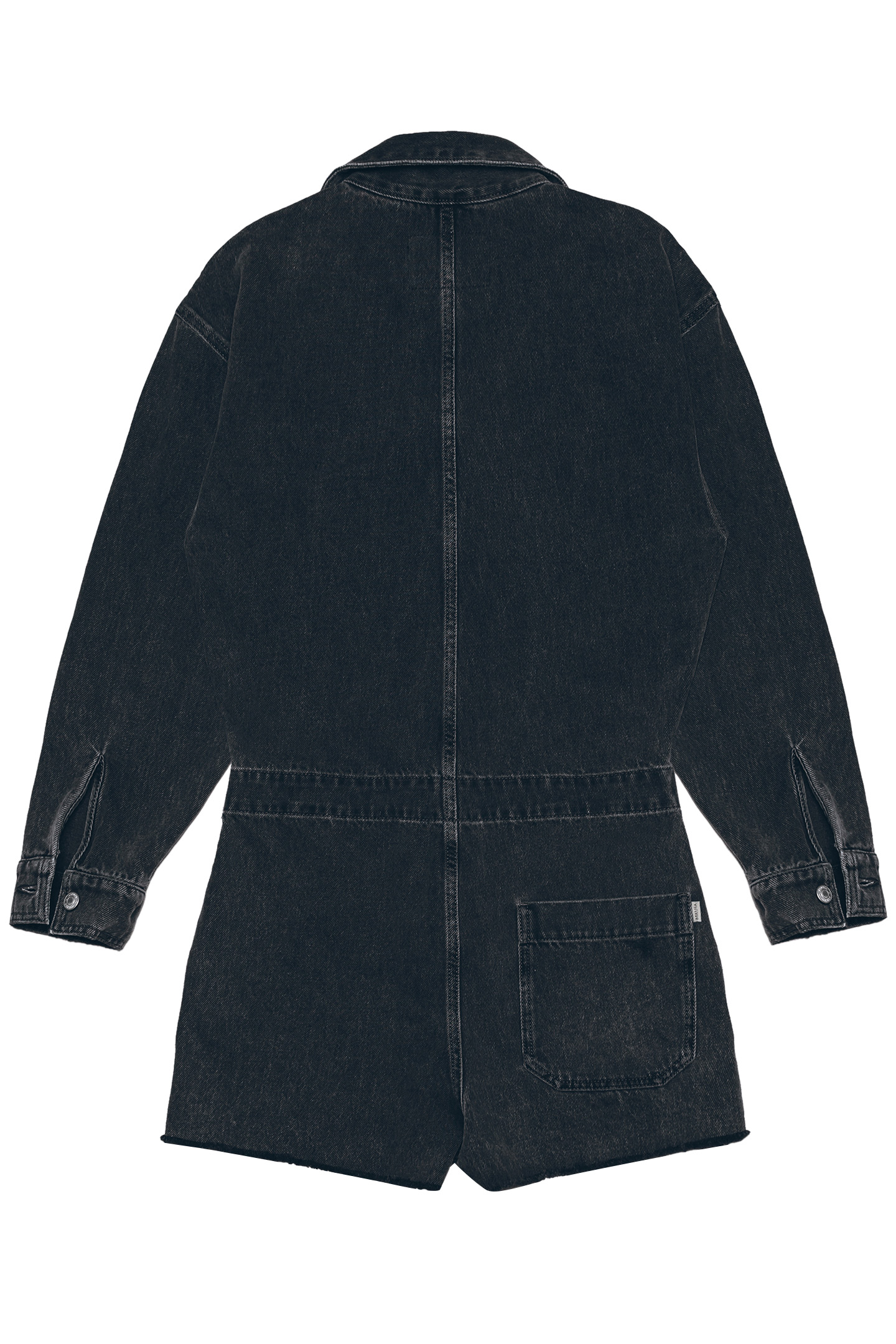 THE BLACK SHORT DENIM JUMPSUIT 3