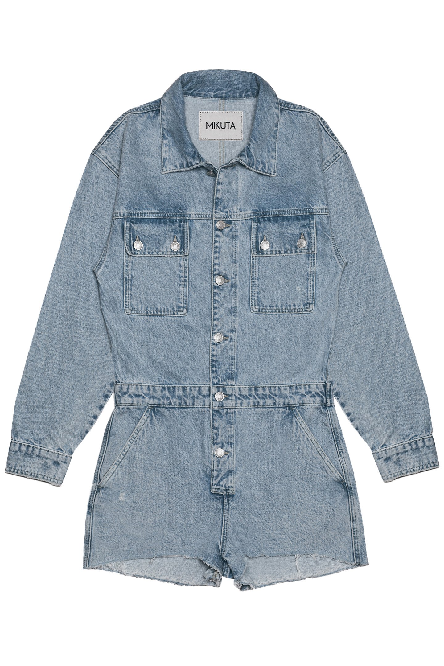 THE BLUE SHORT DENIM JUMPSUIT 1