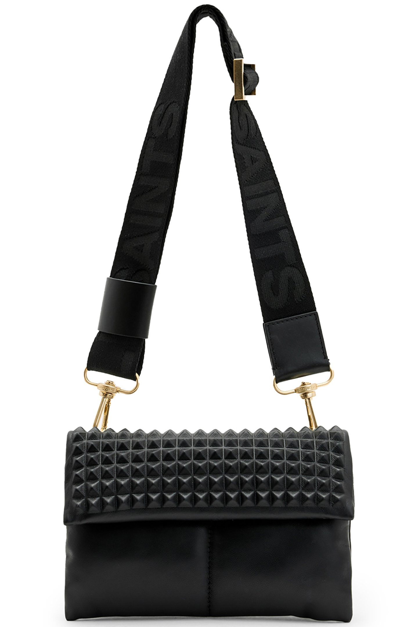 EZRA STUD CROSSBODY BLACK 2