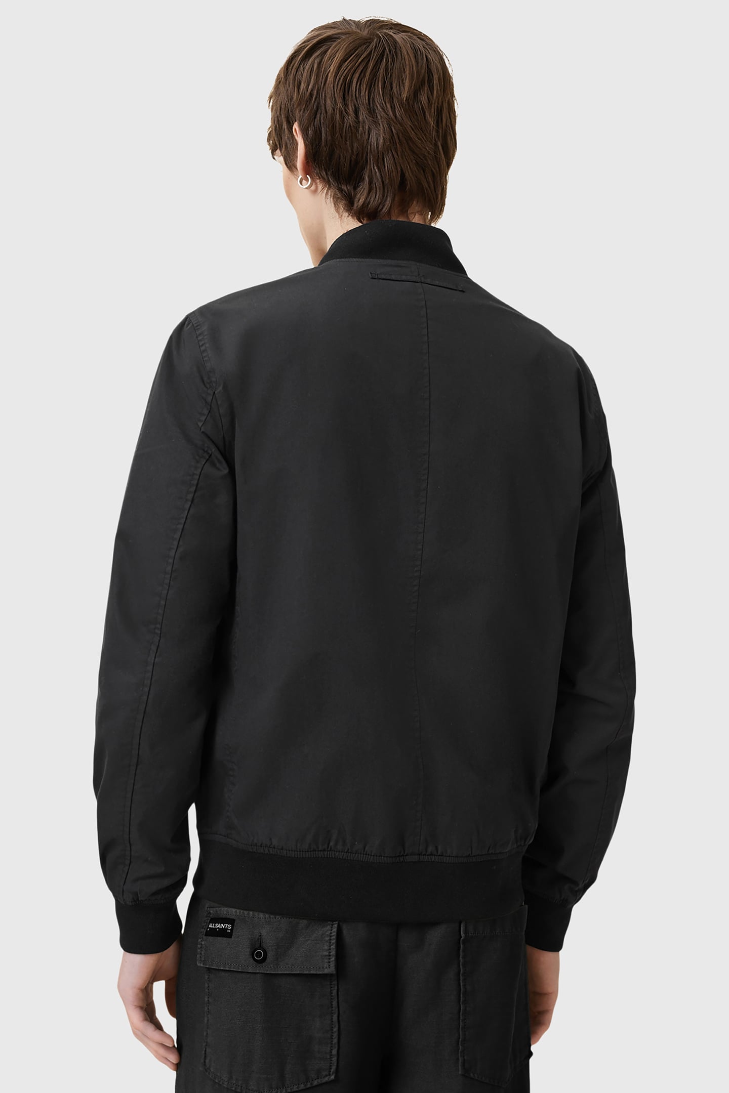 REV BASSETT BOMBER BLACK/KHAKI BROWN 8