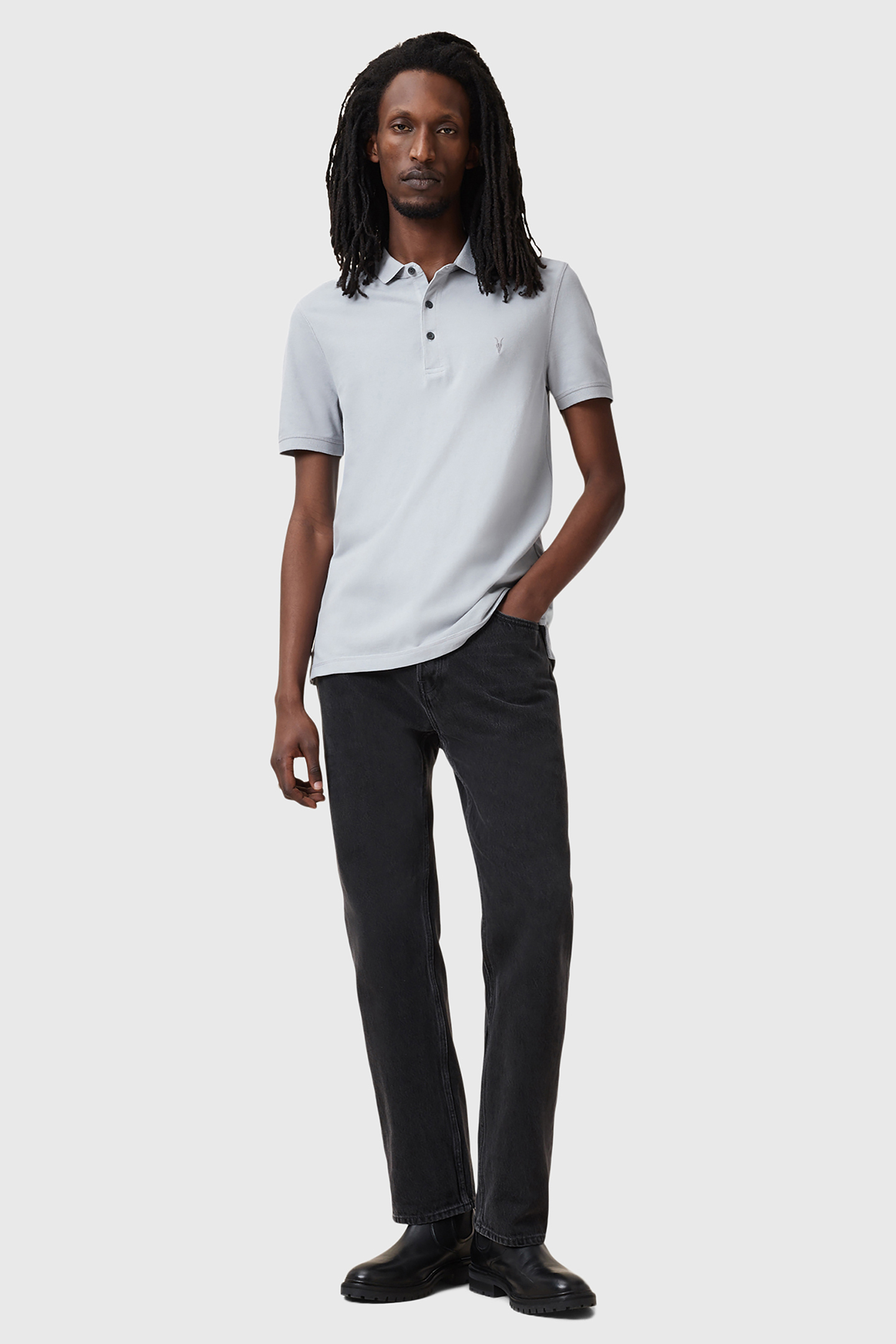 REFORM SS POLO 2 PAC MACHINE GREY/GREEN 2