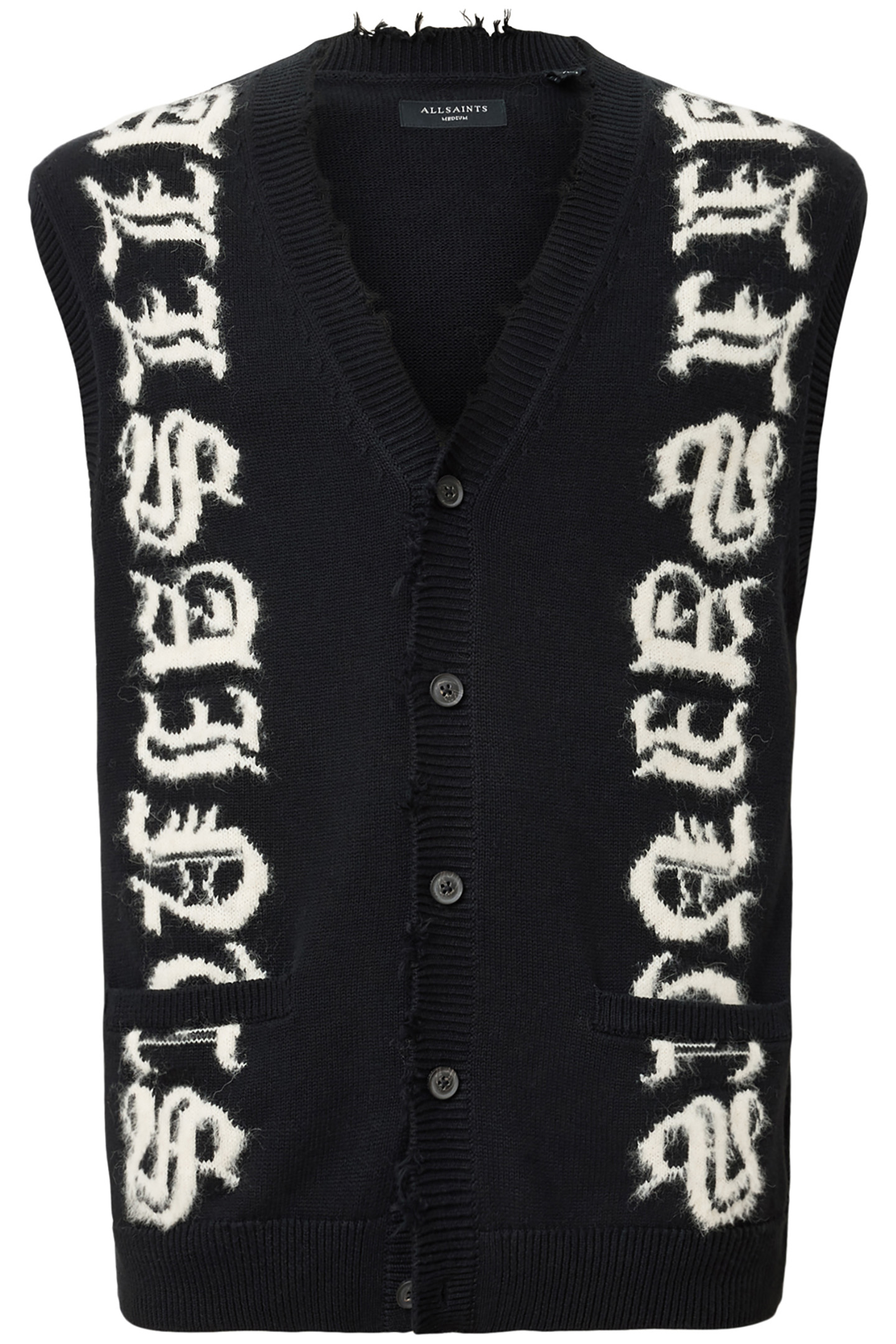 SCRIPTURE TANK BLACK/ECRU WHITE 6