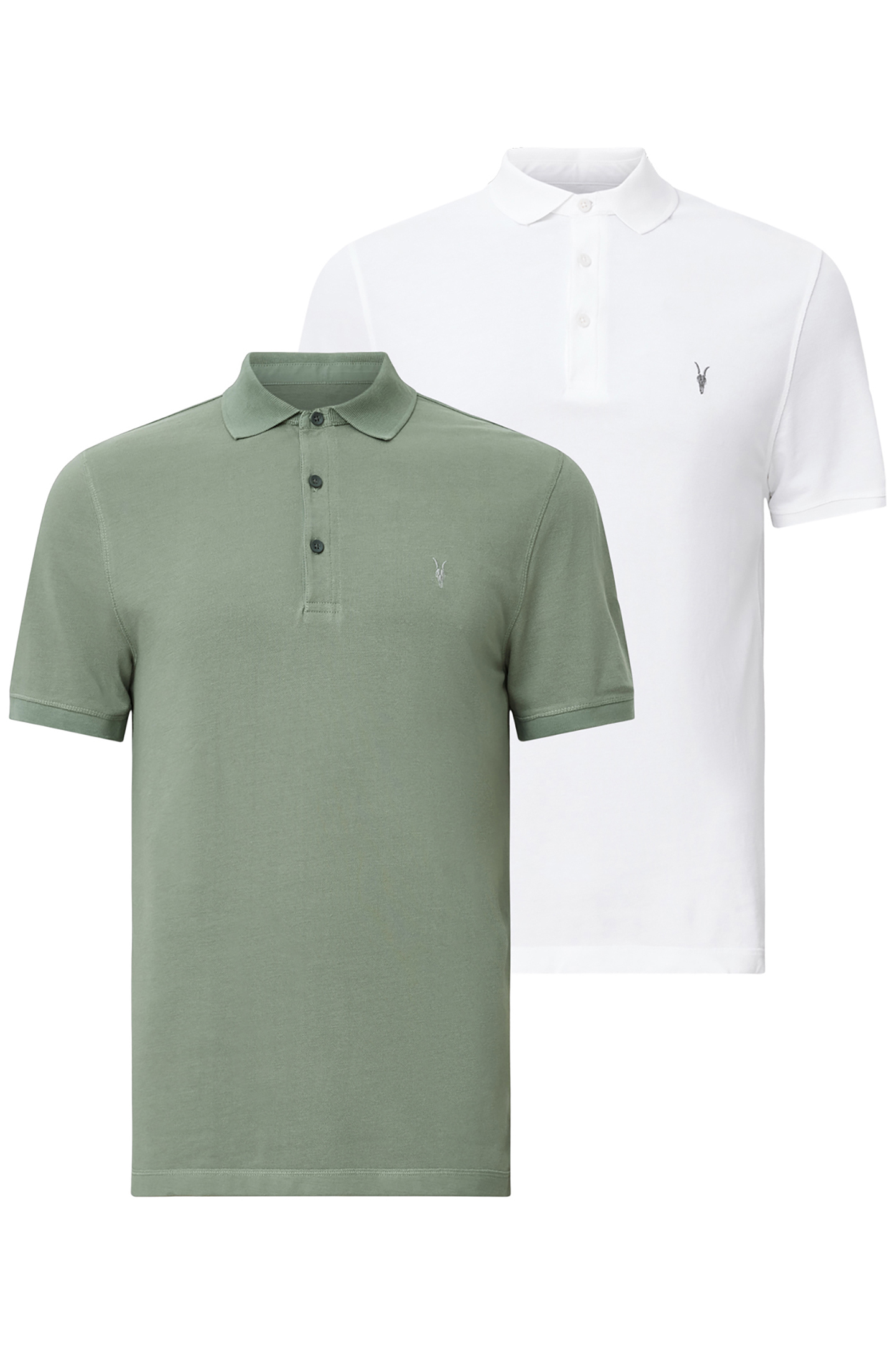 REFORM SS POLO 2 PAC OPTIC WHITE/GREEN 6