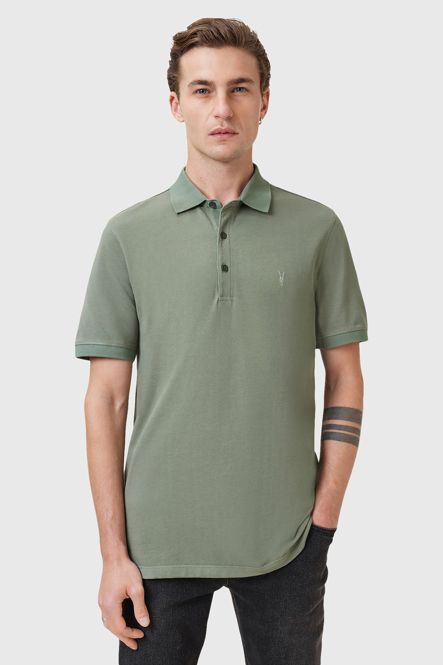 REFORM SS POLO 2 PAC OPTIC WHITE/GREEN 2