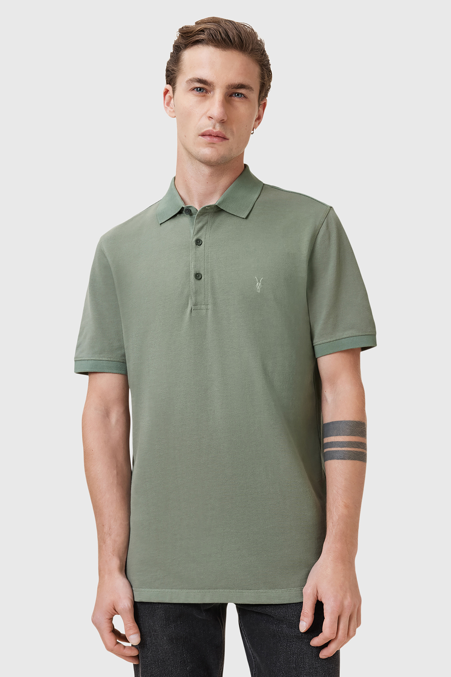 REFORM SS POLO 2 PAC OPTIC WHITE/GREEN 4