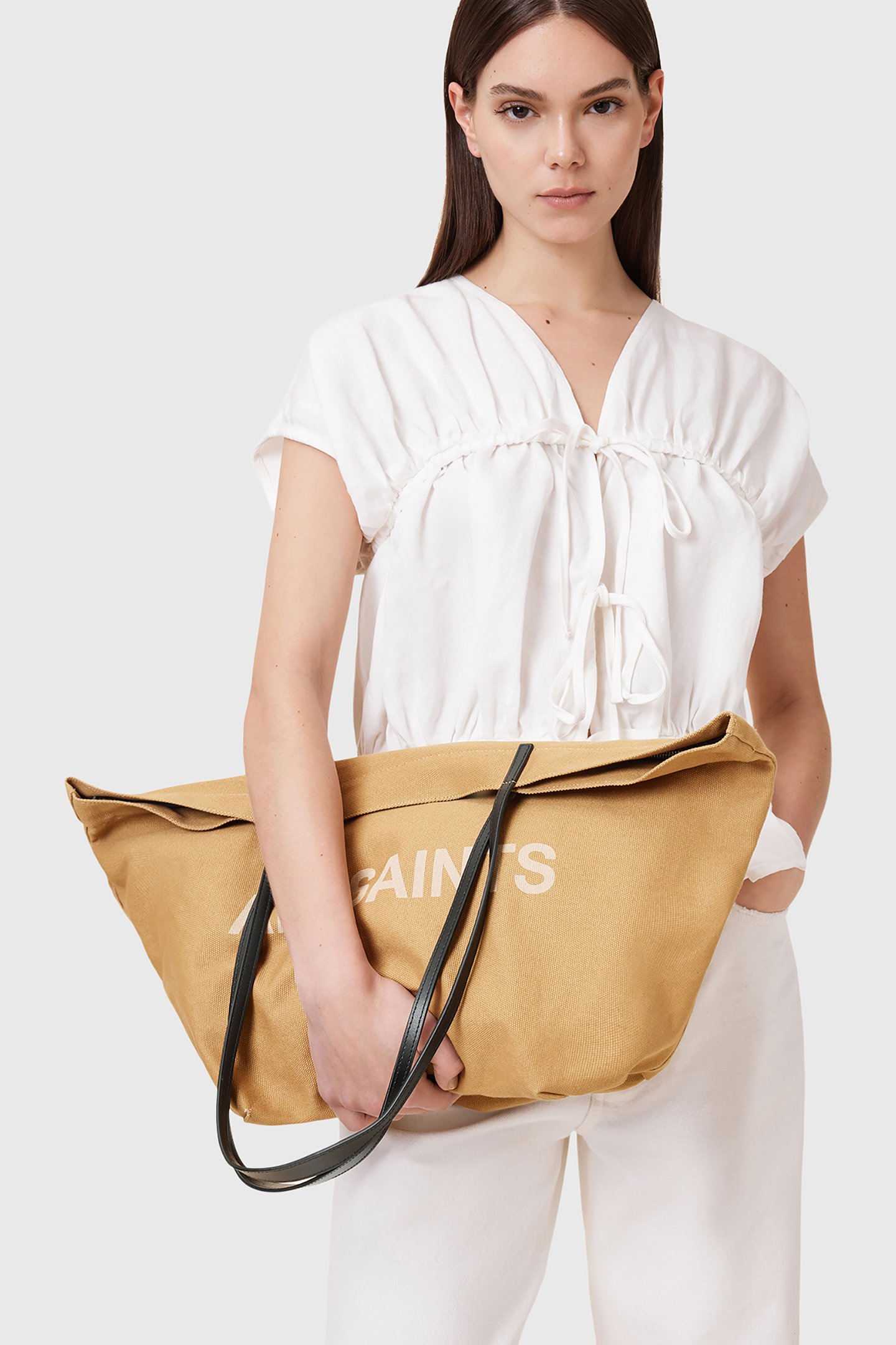 SERAFINA CANVAS TOTE PALISADE TAN 2