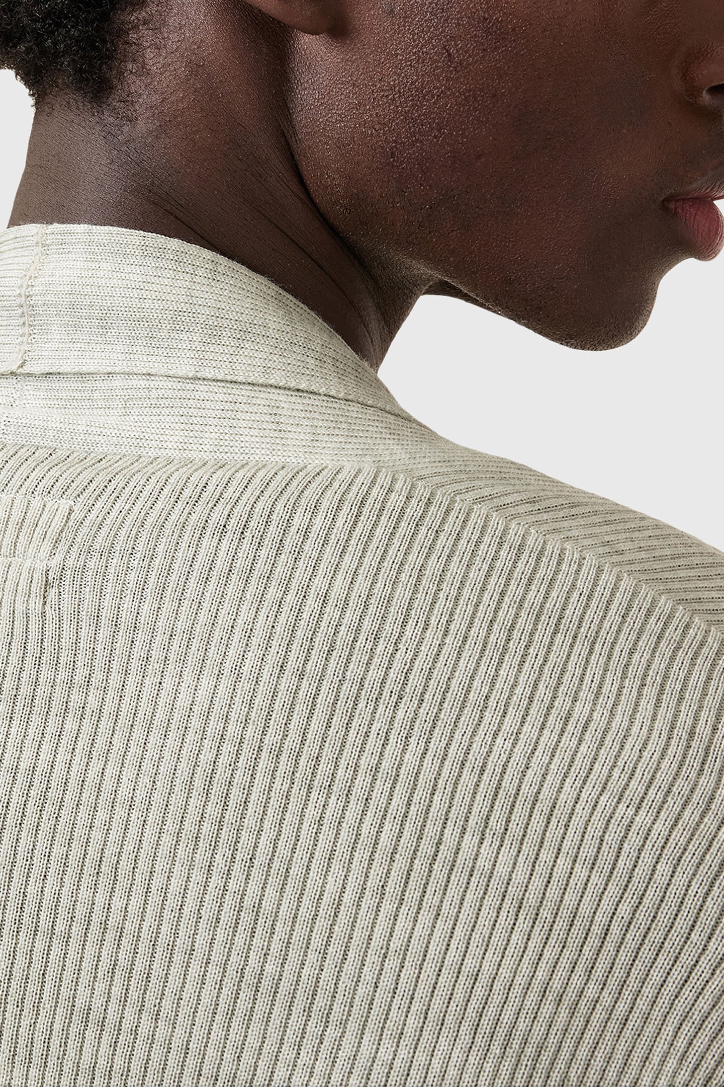 MODE MERINO OPEN CAR SLATE GREEN 6