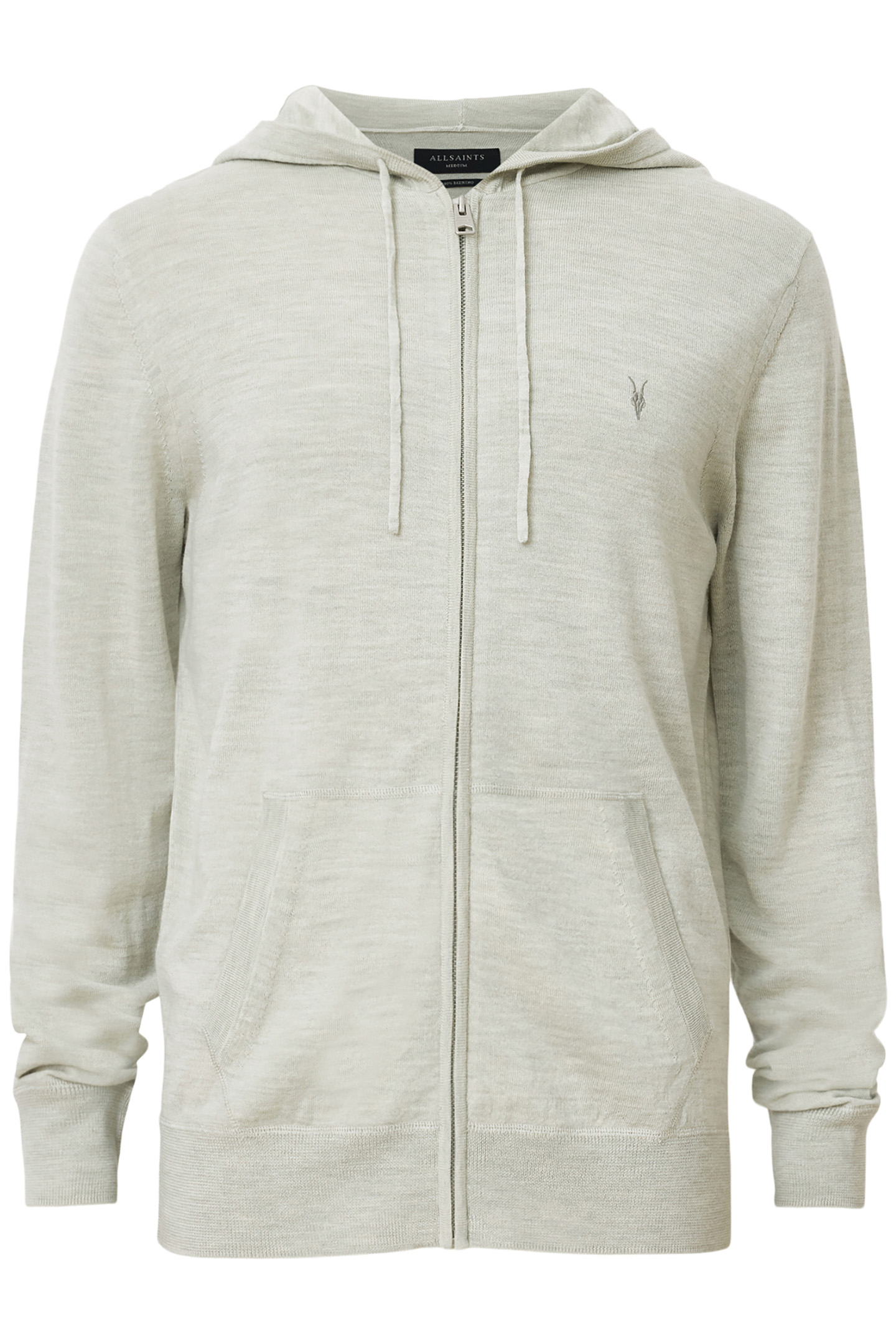 MODE MERINO ZIP HOOD SLATE GREEN 4