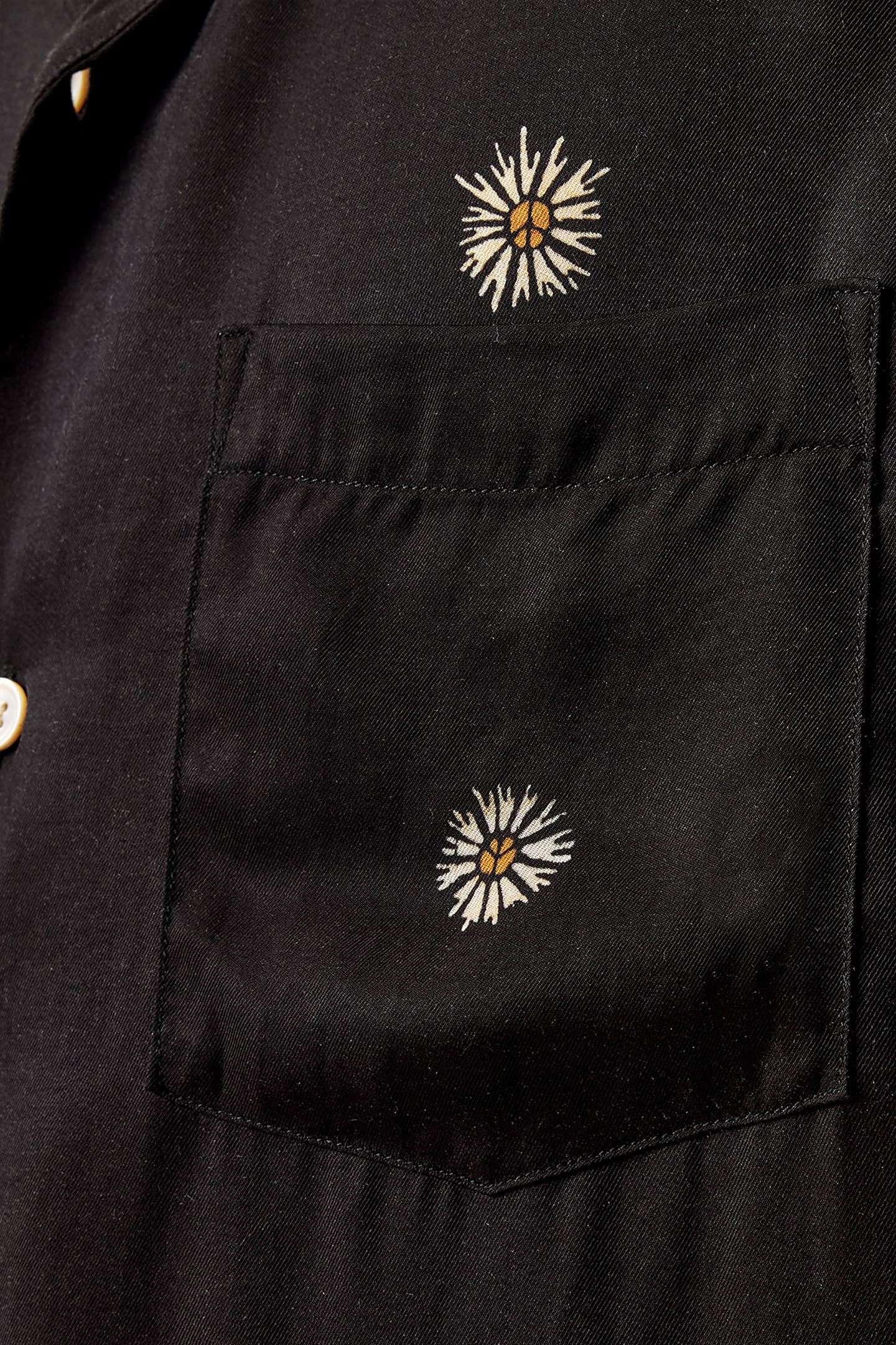 FLEUR PEACE SS SHIRT JET BLACK 7