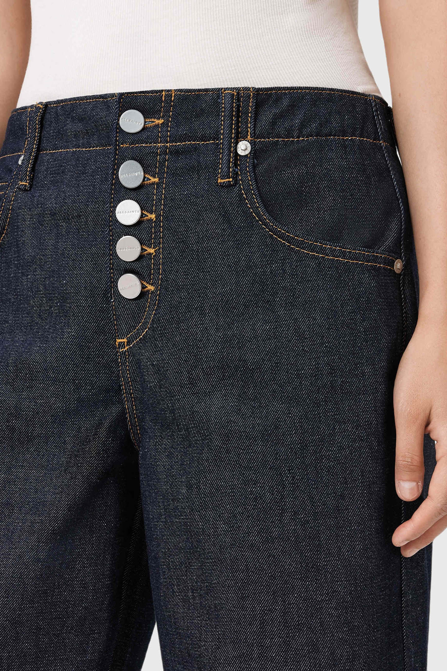 TAY CARPENTER JEAN RAW INDIGO BLUE 8