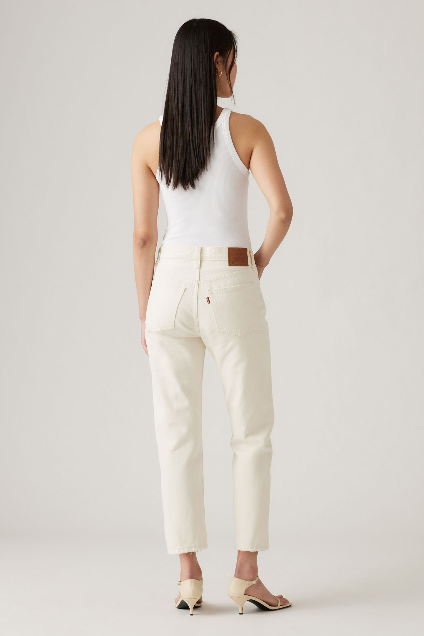 501® CROP JEANS WHITE 2