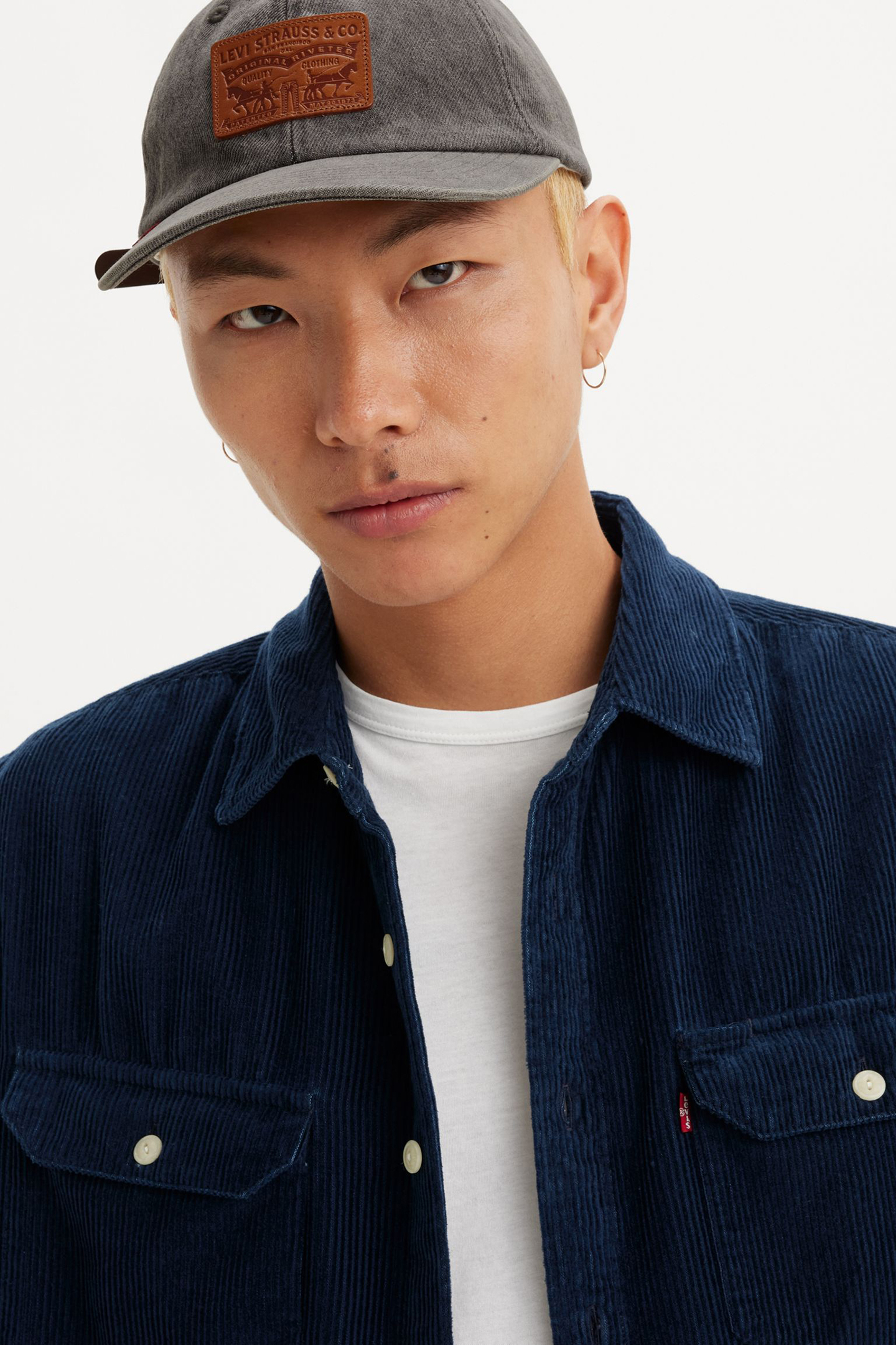 JACKSON WORKER CORDUROY OVERSHIRT BLUE 5