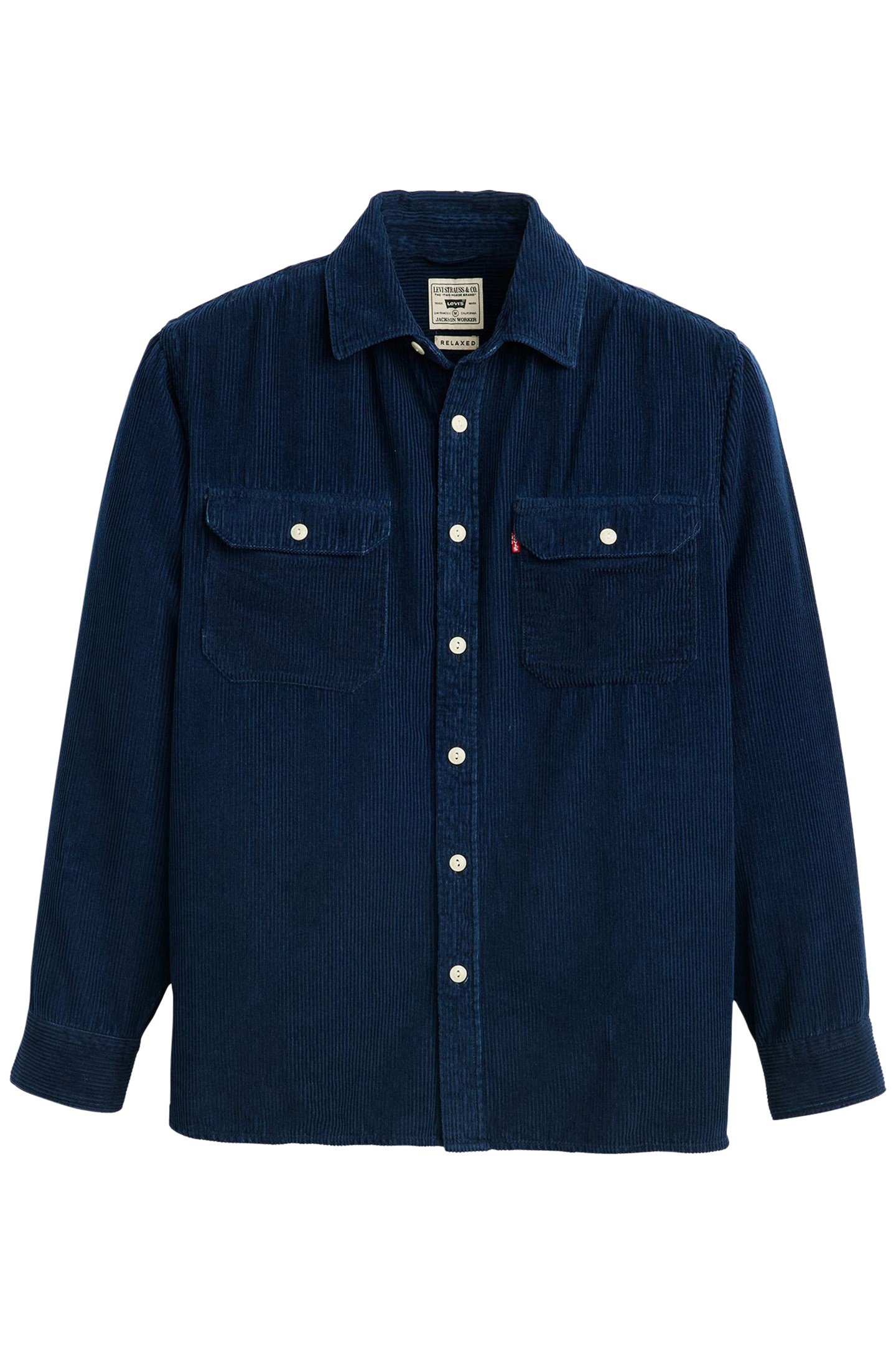 JACKSON WORKER CORDUROY OVERSHIRT BLUE 3