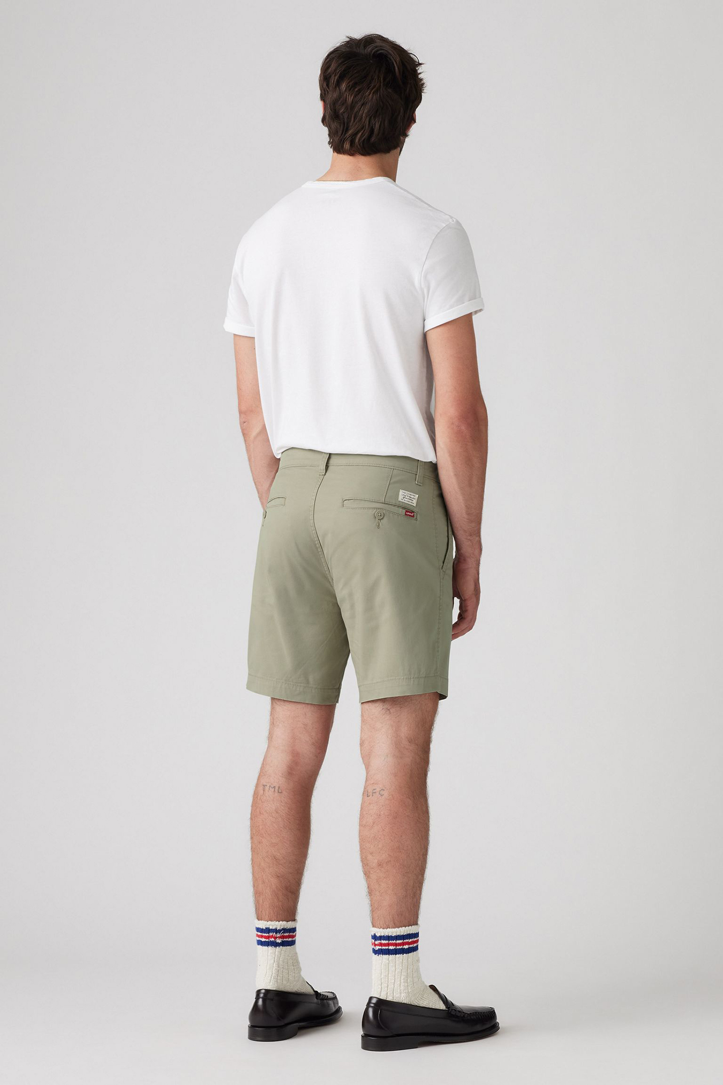 CHINO STANDARD COTTON LINEN SHORTS NEUTRAL 2