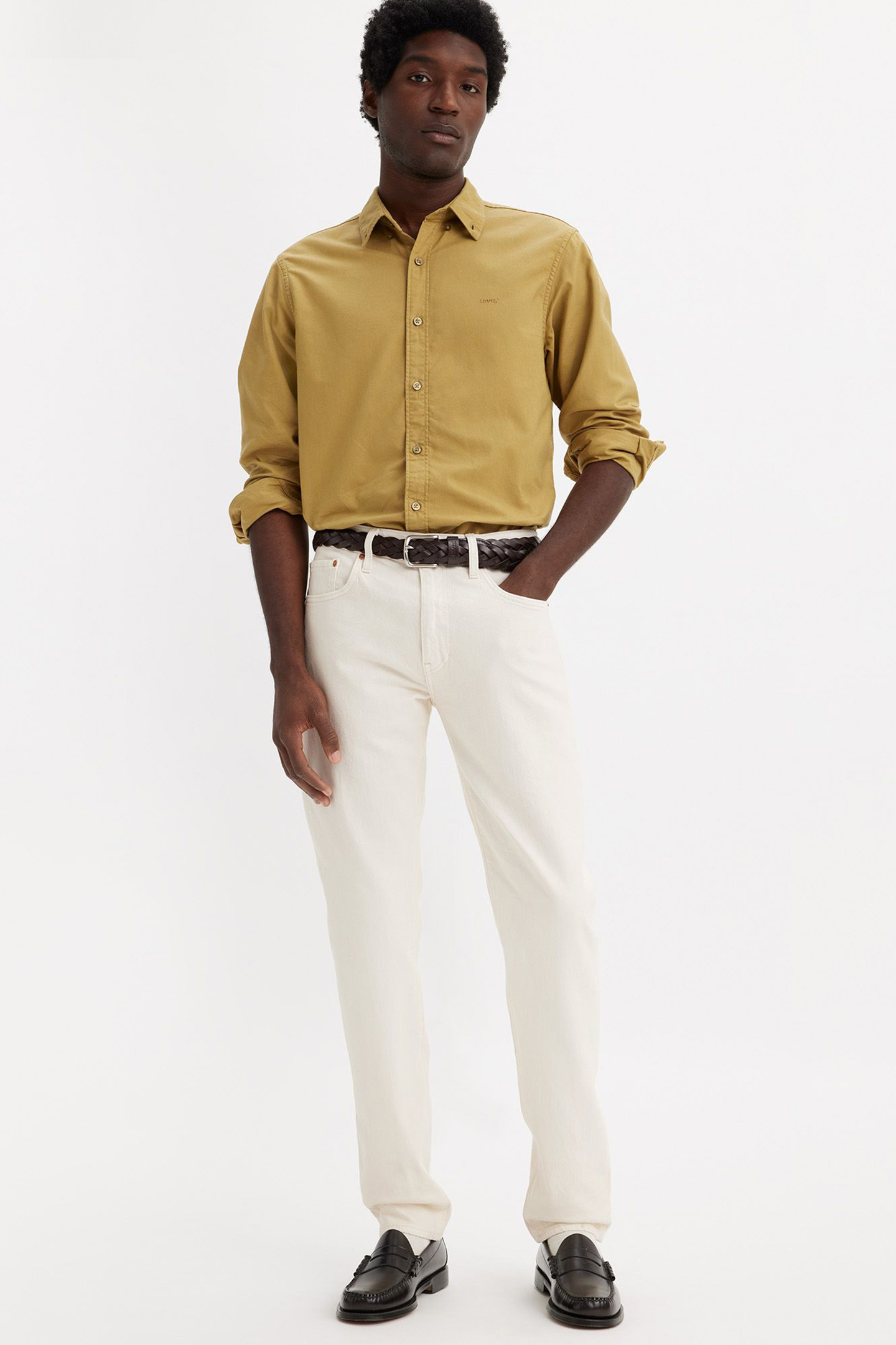 502™ TAPER JEANS TAN 6