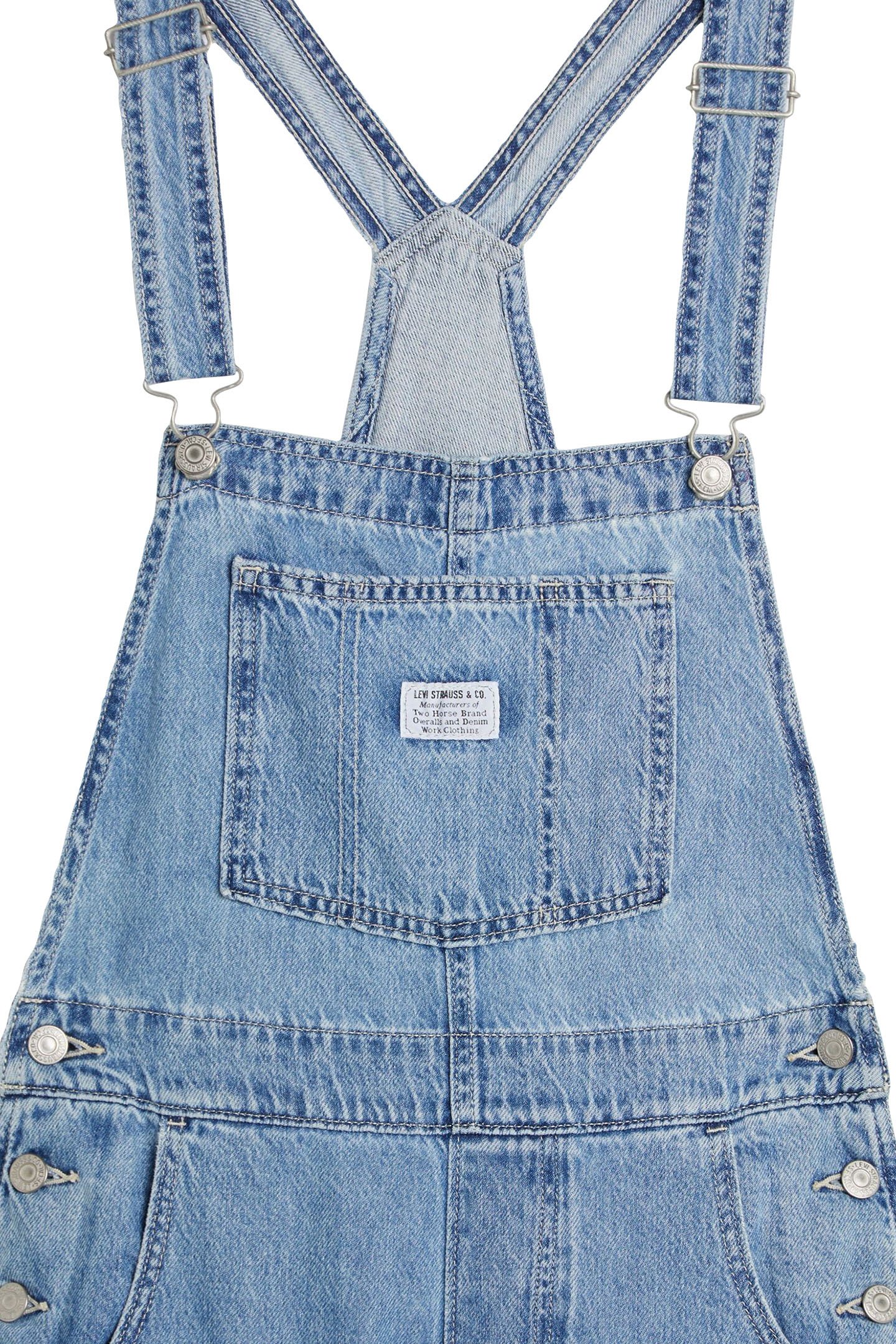 VINTAGE DENIM OVERALLS MED INDIGO 8
