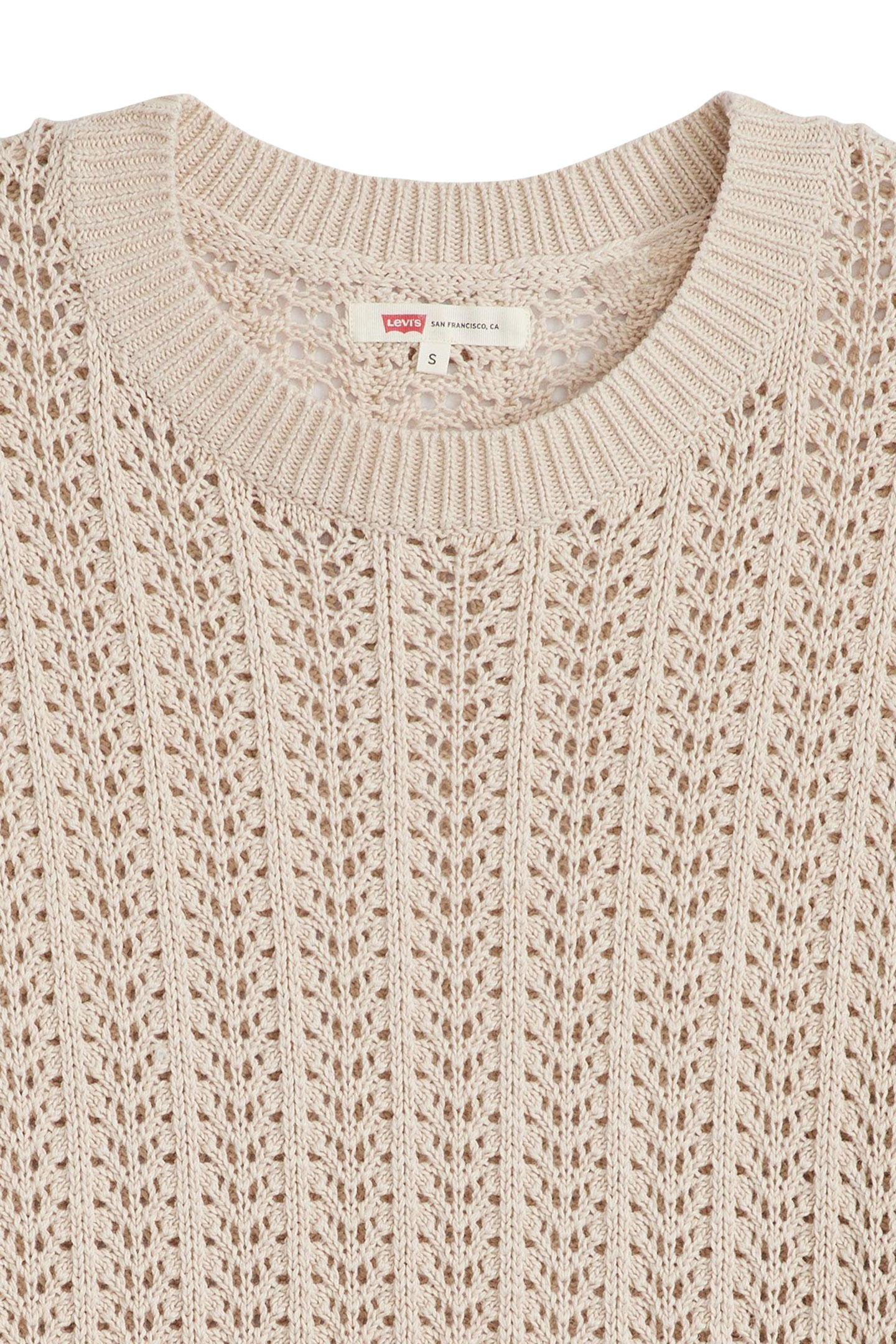 SUNRISE CROCHET SWEATER NEUTRAL 6