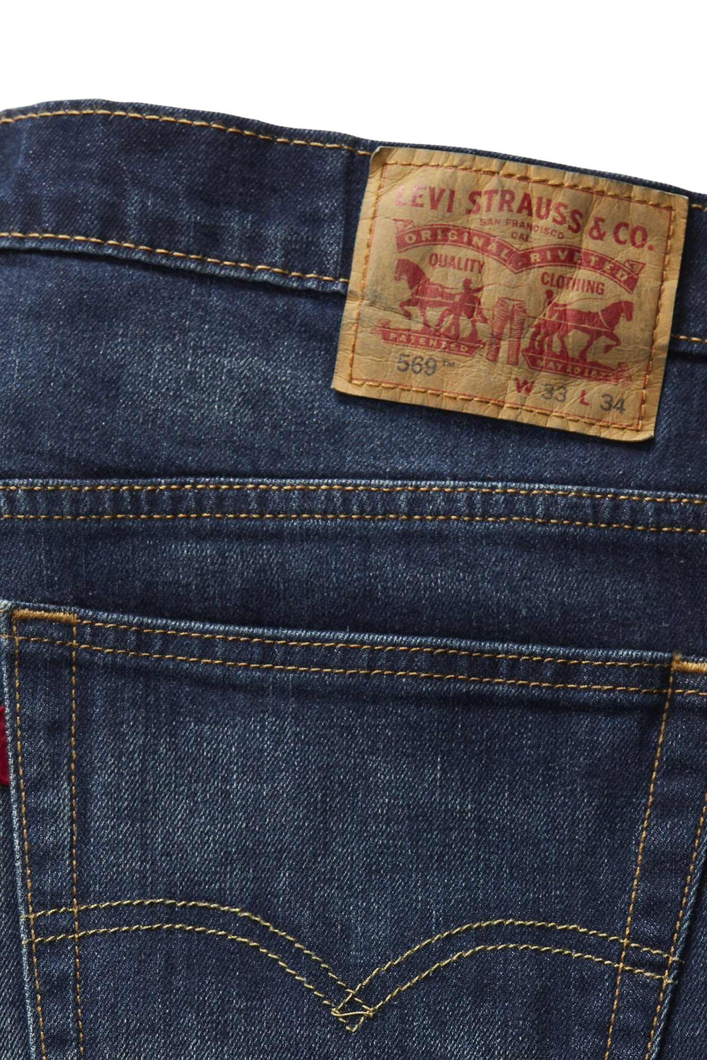 569® LOOSE STRAIGHT JEANS DARK INDIGO 6