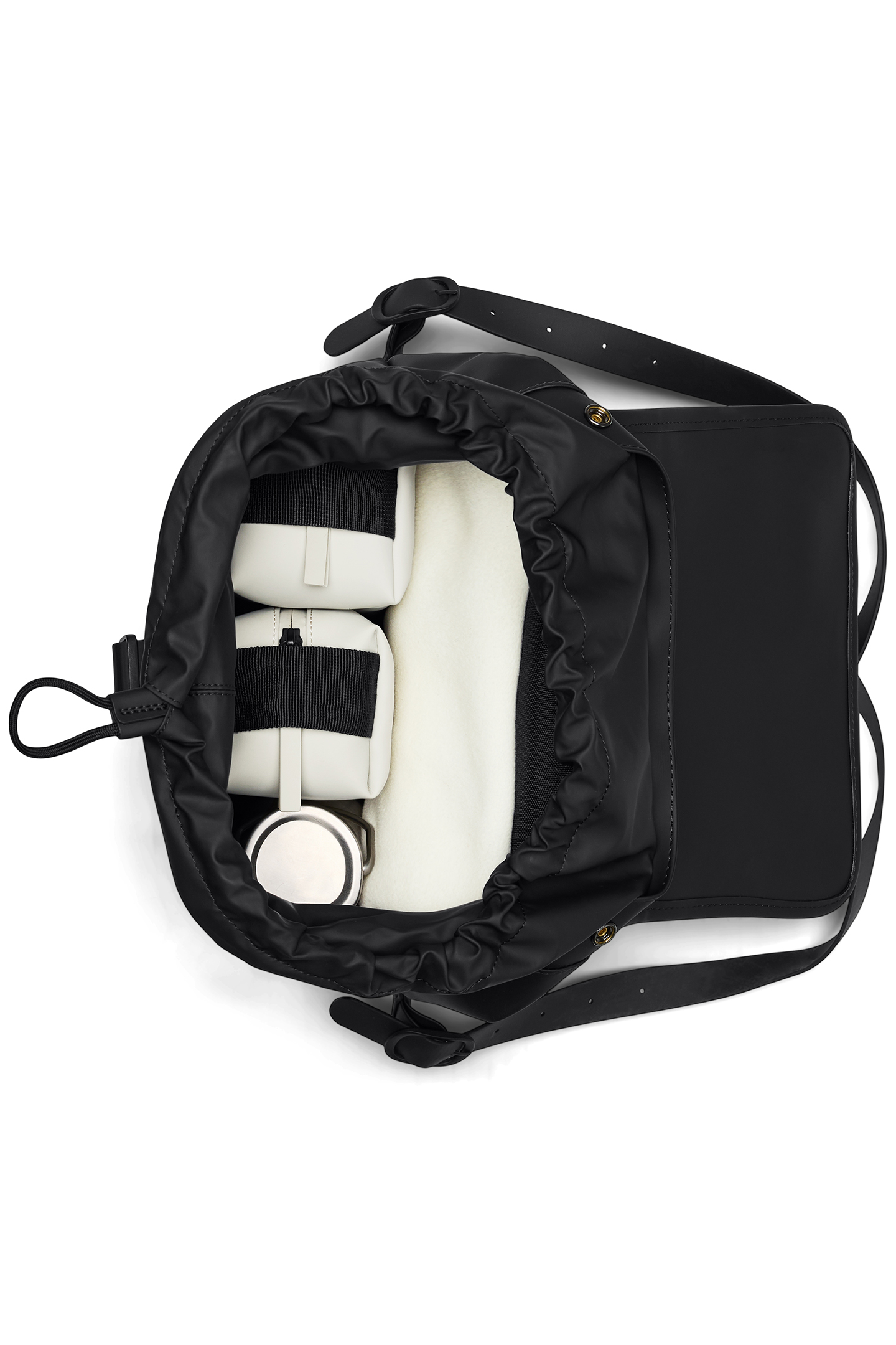 UNISEX BUCKET BACKPACK W3 BLACK 3