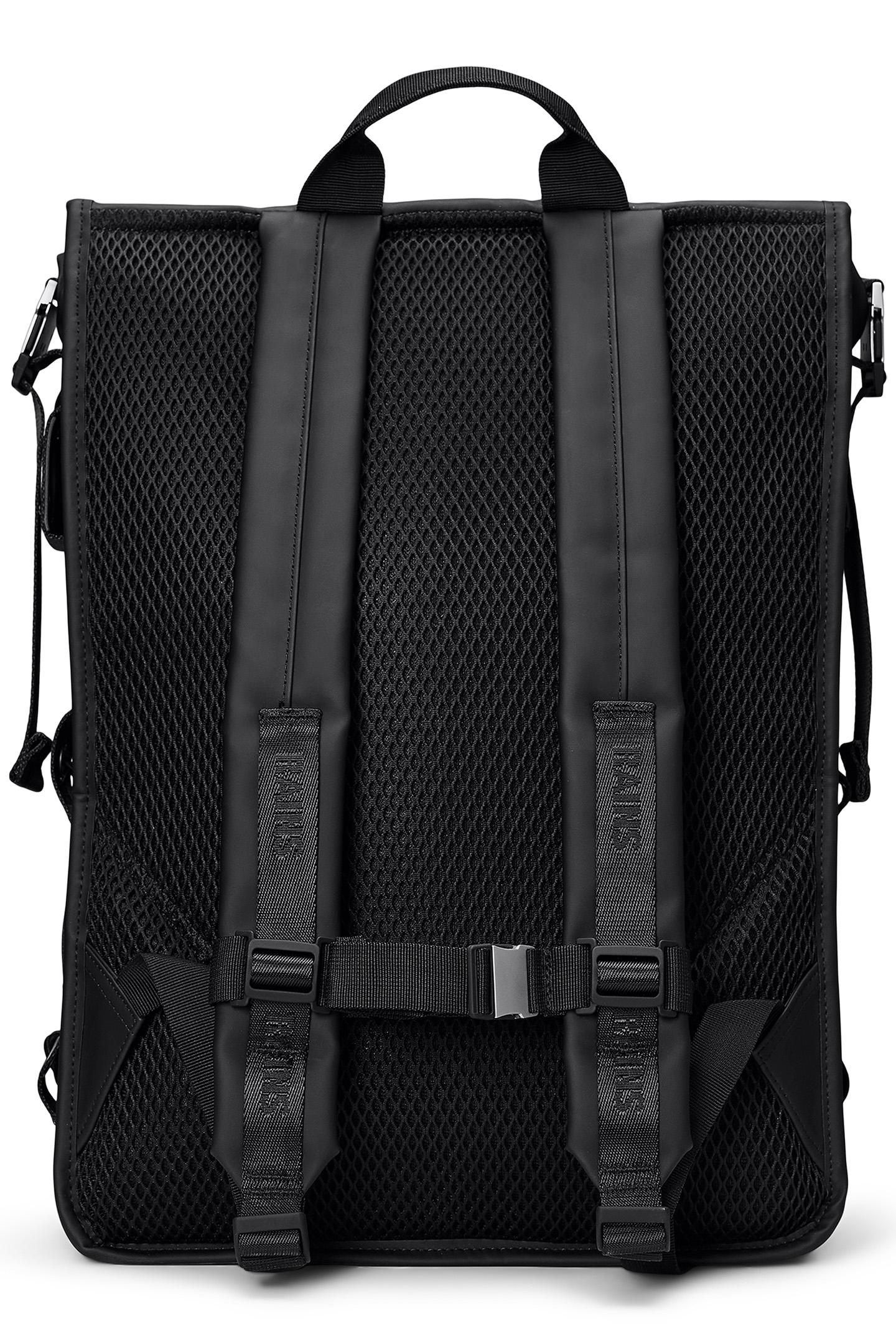 UNISEX TRAIL CORD ROLLTOP BACKPACK W3 BLACK 2