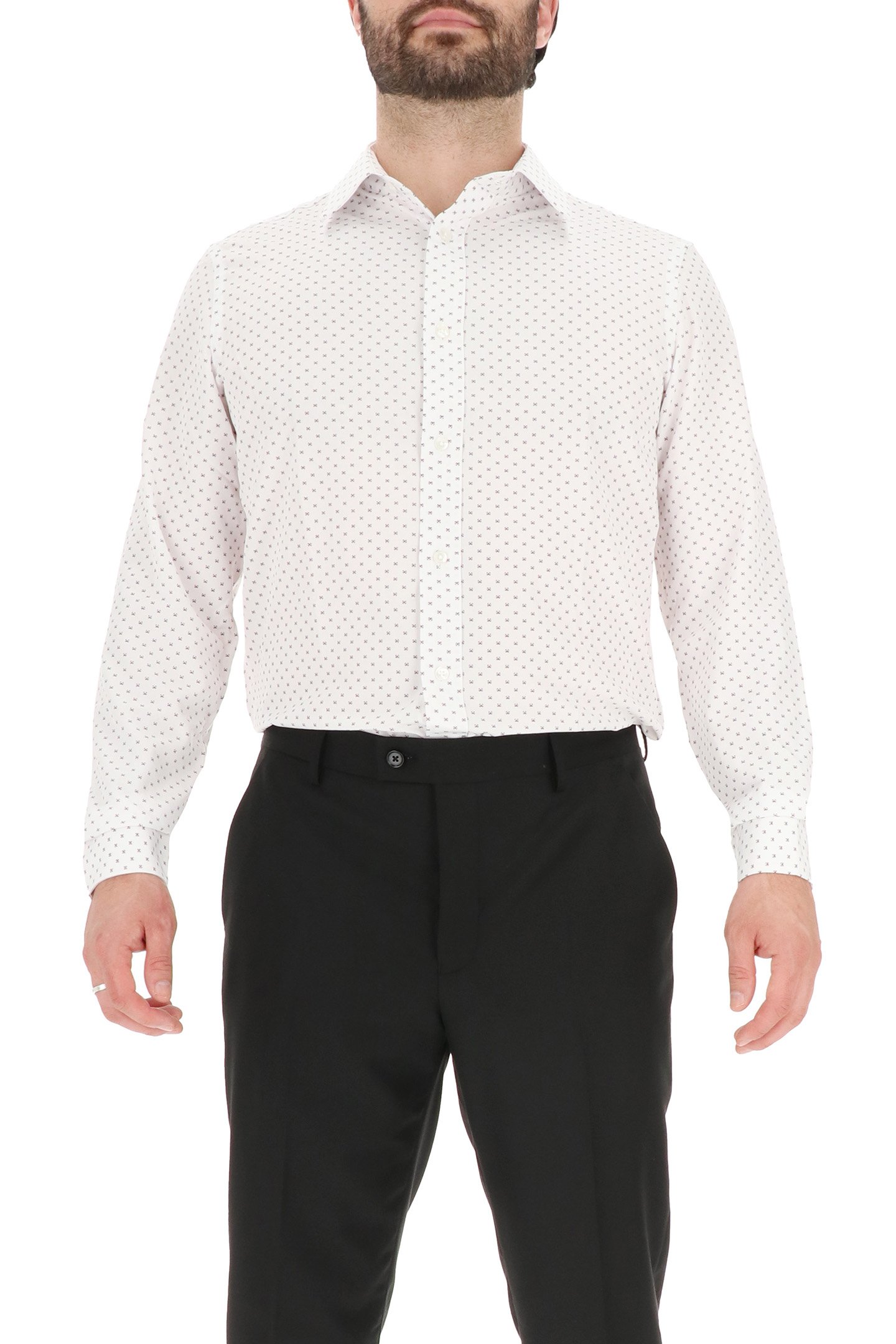 4 WAY STRETCHDRESS SHIRT WHITE 1