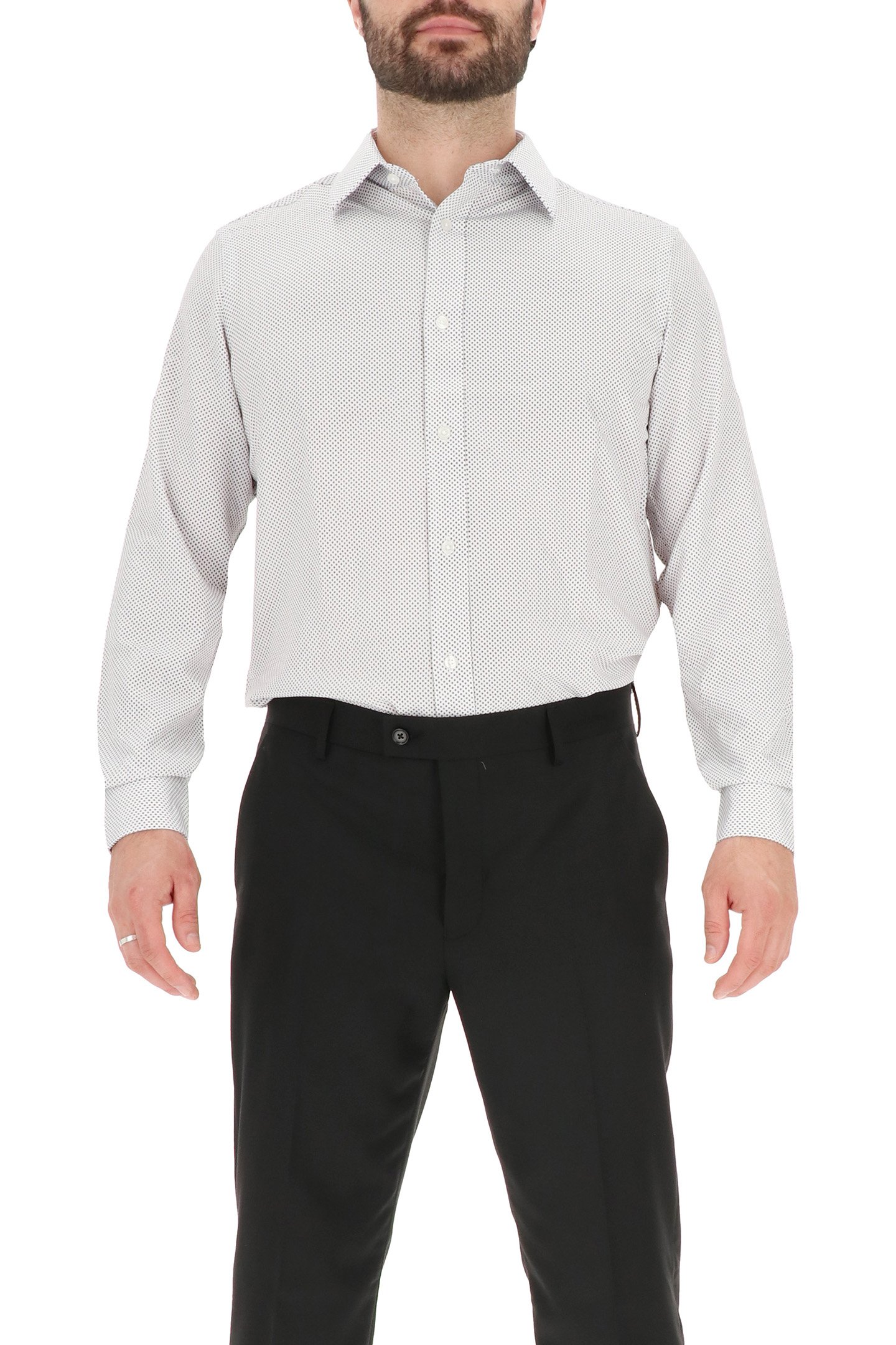 4 WAY STRETCHDRESS SHIRT BLACK 1