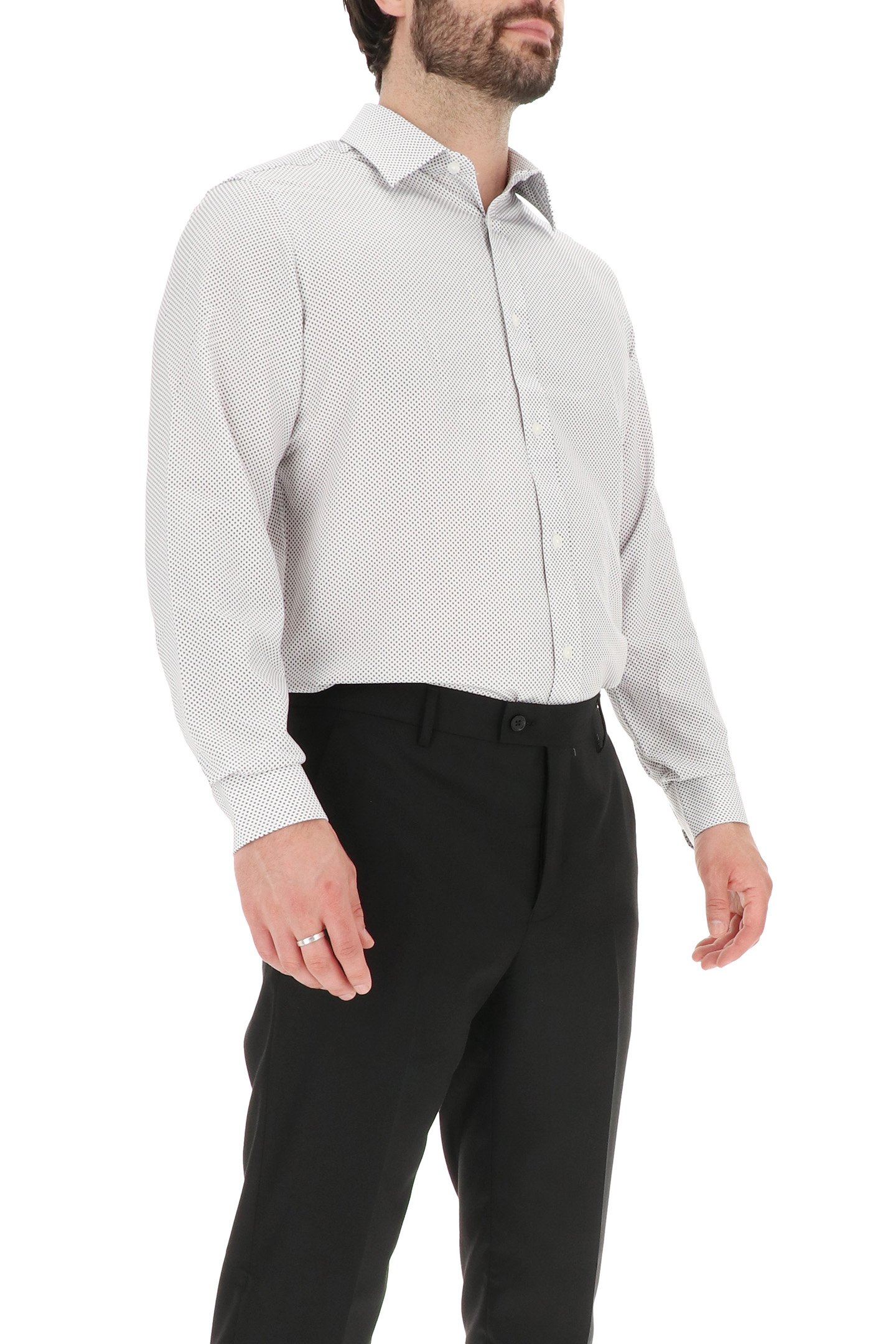 4 WAY STRETCHDRESS SHIRT BLACK 3