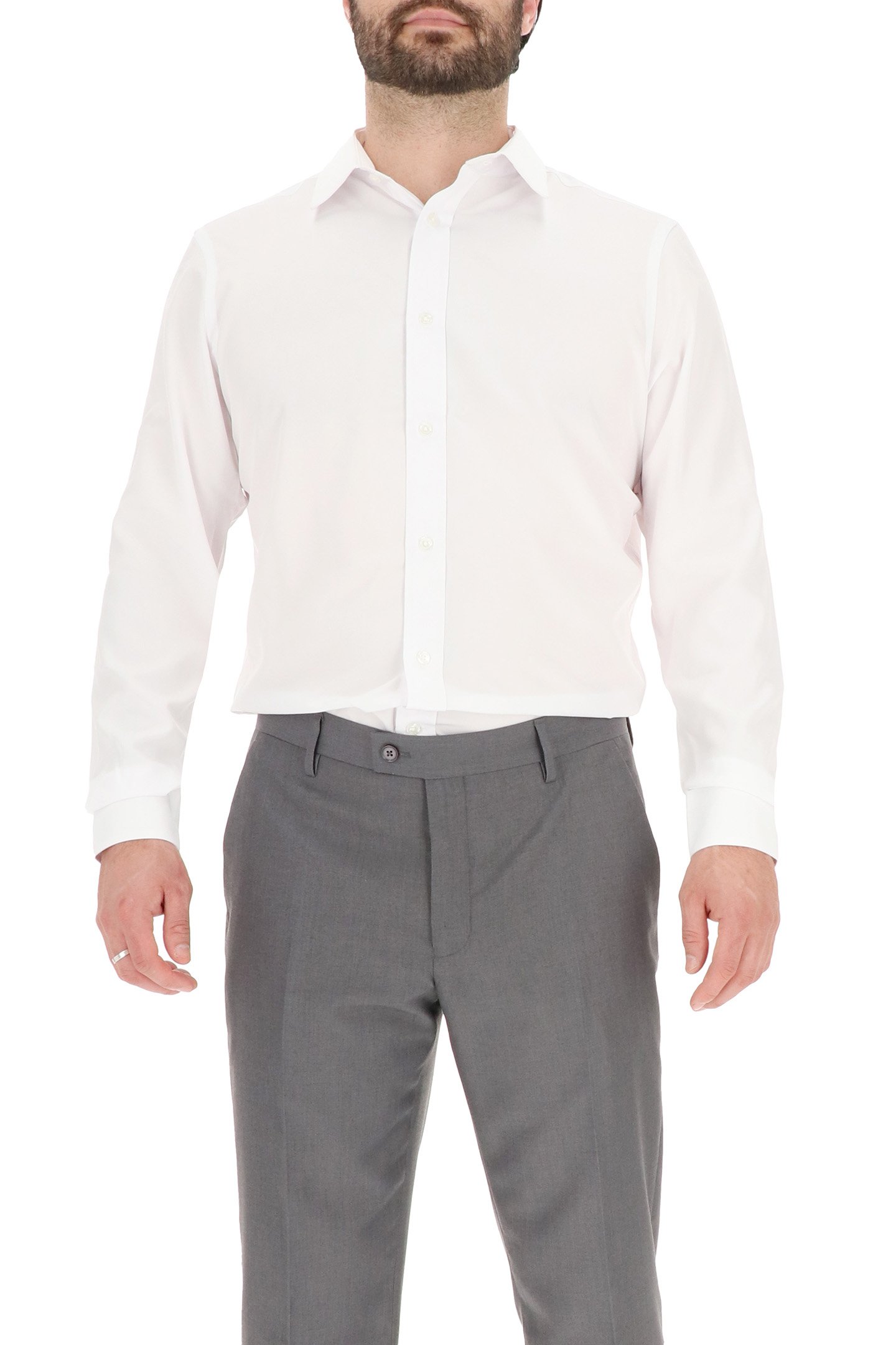 4 WAY STRETCHDRESS SHIRT WHITE 1